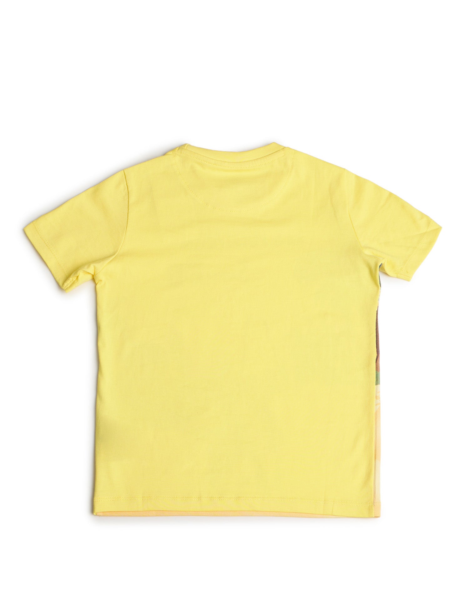Boys Graphic Printed Regular Fit T-Shirt Light Yellow - U.S. POLO ASSN. | Large