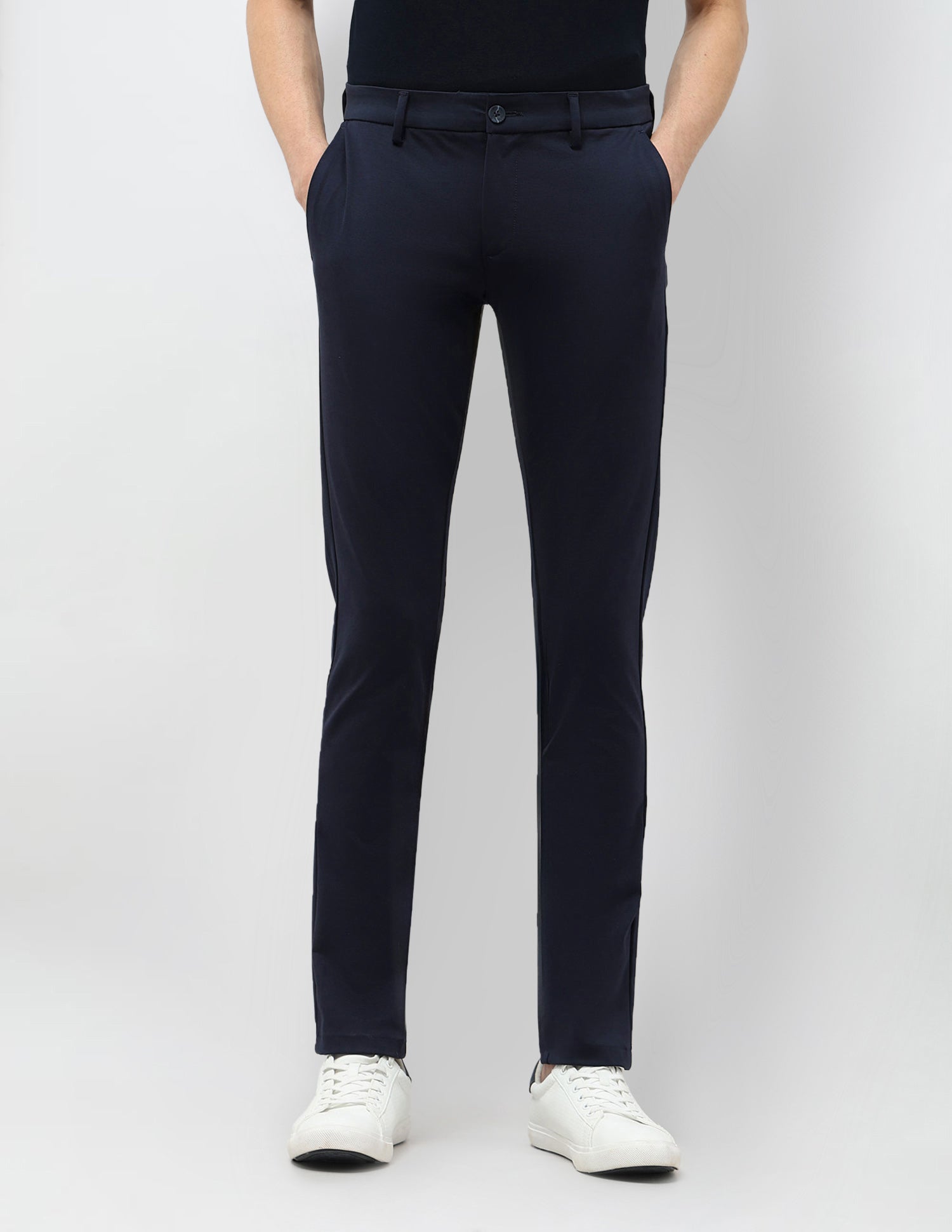 Mid Rise Slim Fit Trousers Navy - U.S. POLO ASSN. | Large