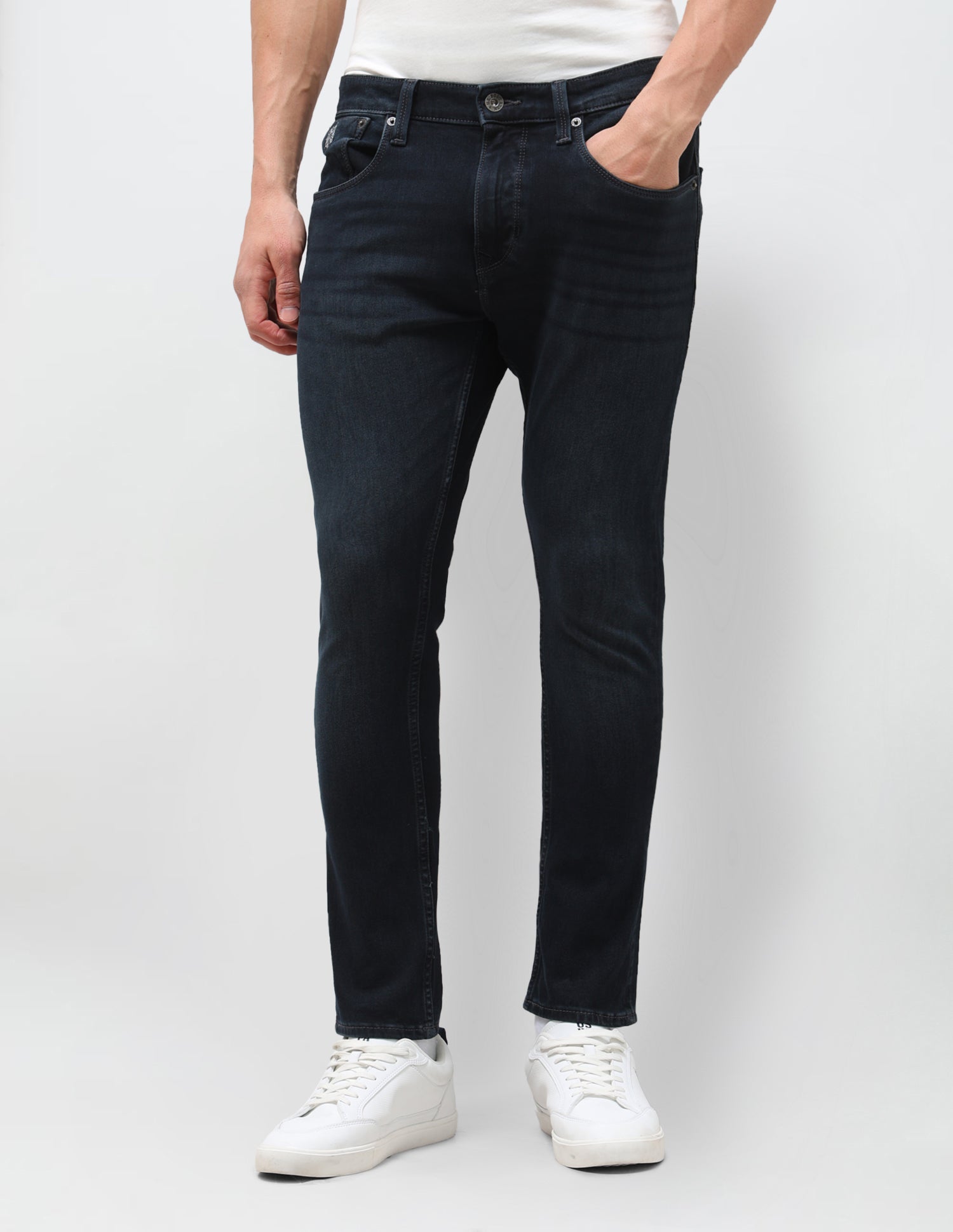 Henry Tapered Fit Blue Jeans Dark Blue - U.S. Polo Assn. India | Large