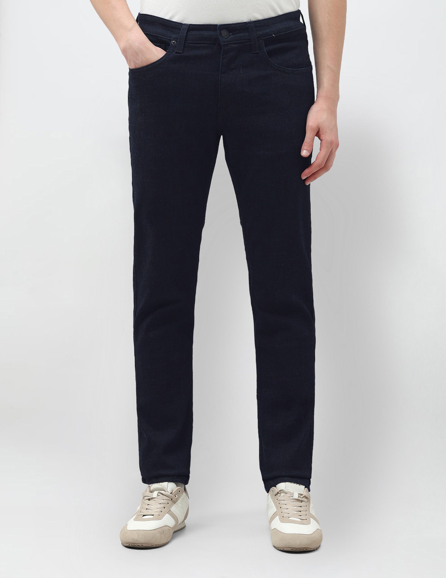 Brandon Slim Tapered Fit Blue Jeans Dark Blue - U.S. Polo Assn. India | Large