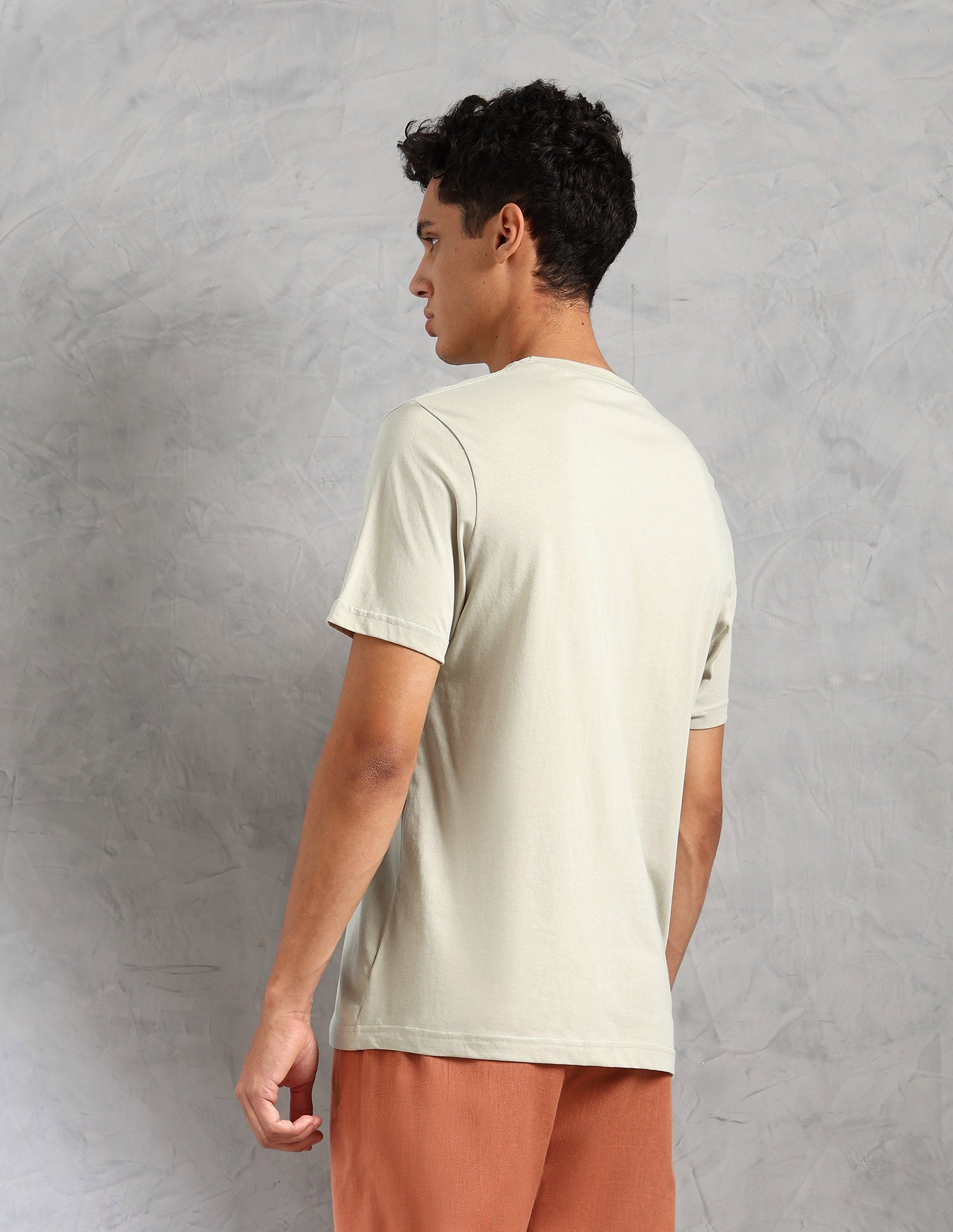 Comfort Fit Solid Cotton IYAL Lounge T-Shirt - Pack Of 2 Deep Green and Deep Grey - U.S. POLO ASSN. | Large