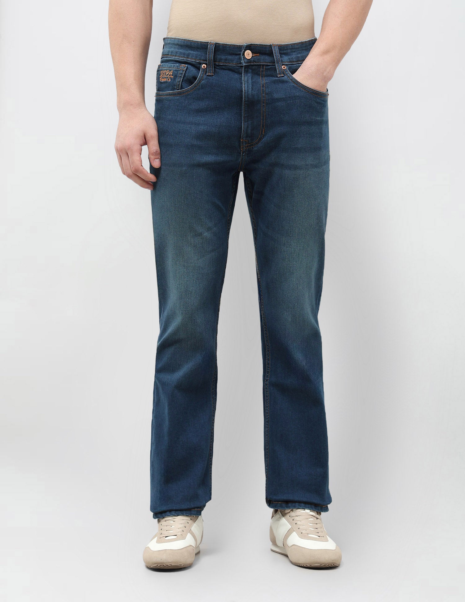 Connor Bootcut Blue Jeans Indigo - U.S. POLO ASSN. | Large