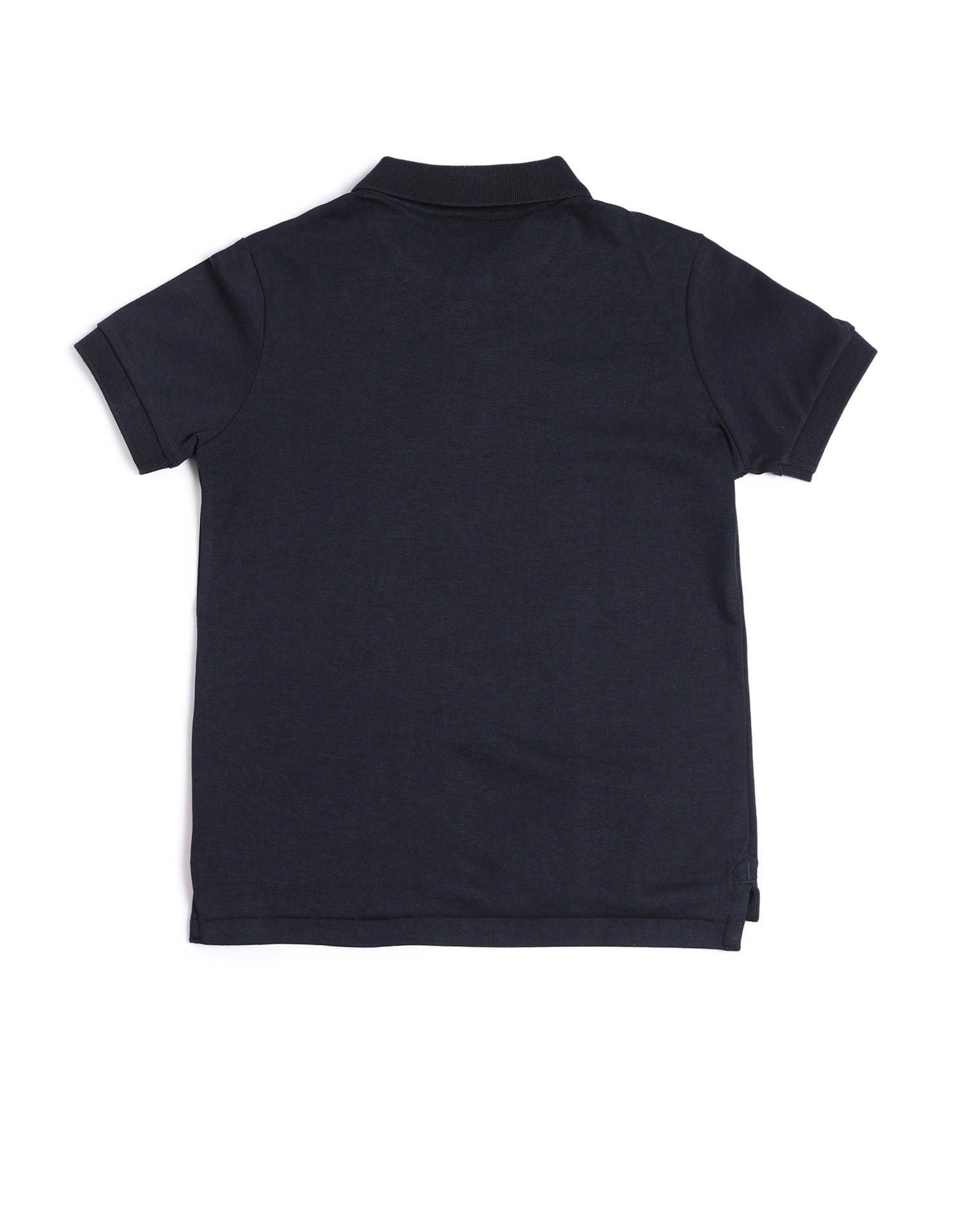 Boys Brand Printed Regular Fit Polo Shirt Navy - U.S. POLO ASSN. | Large