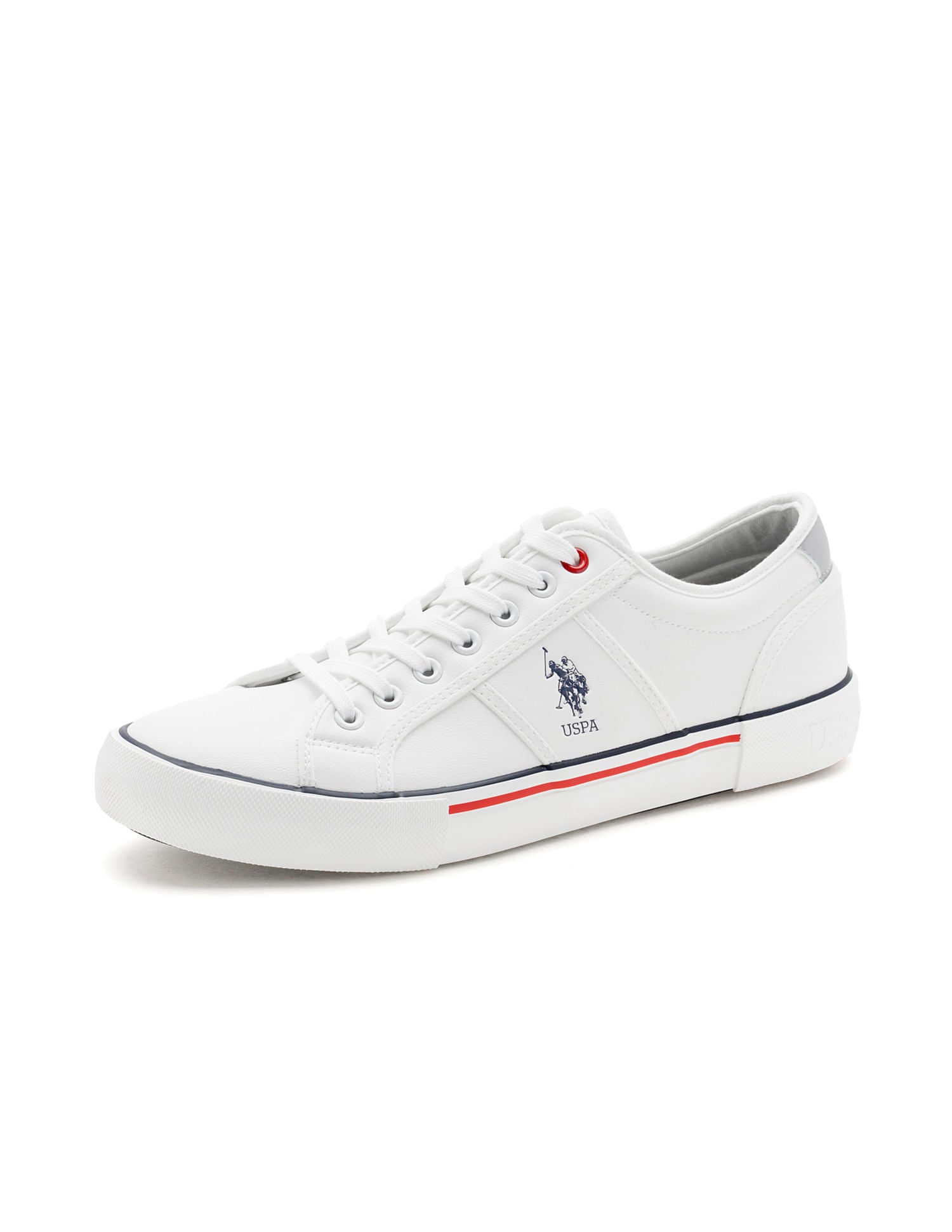 Men Solid Tess Sneakers White - U.S. POLO ASSN. | Large