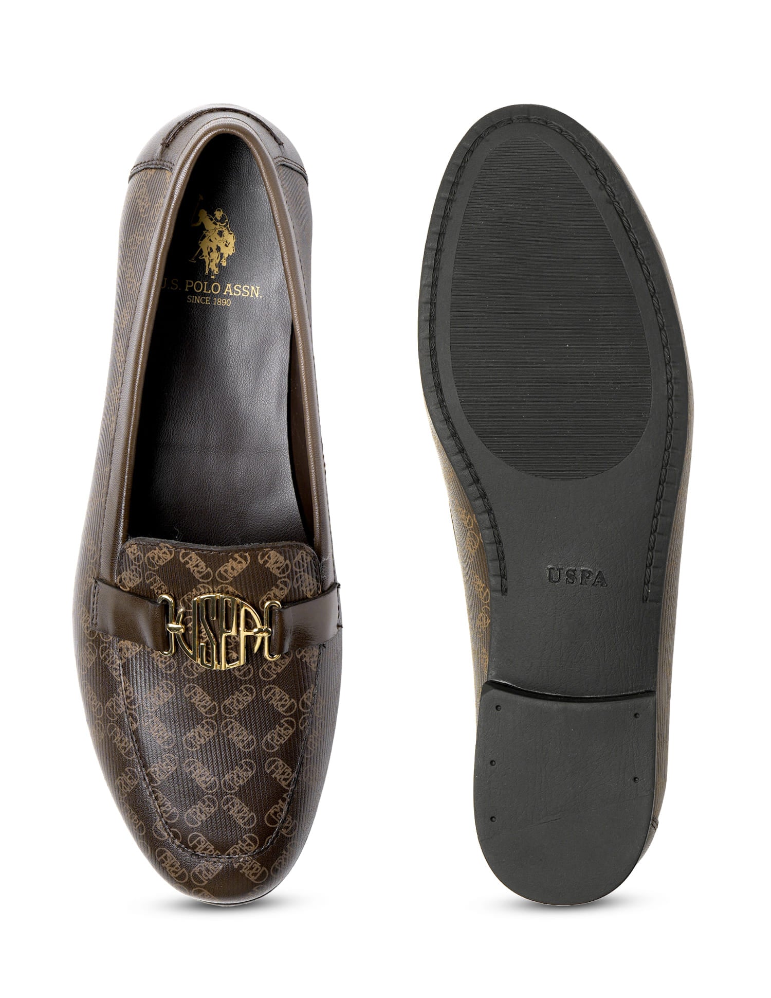 Women Amber Loafers Brown - U.S. Polo Assn. India | Large