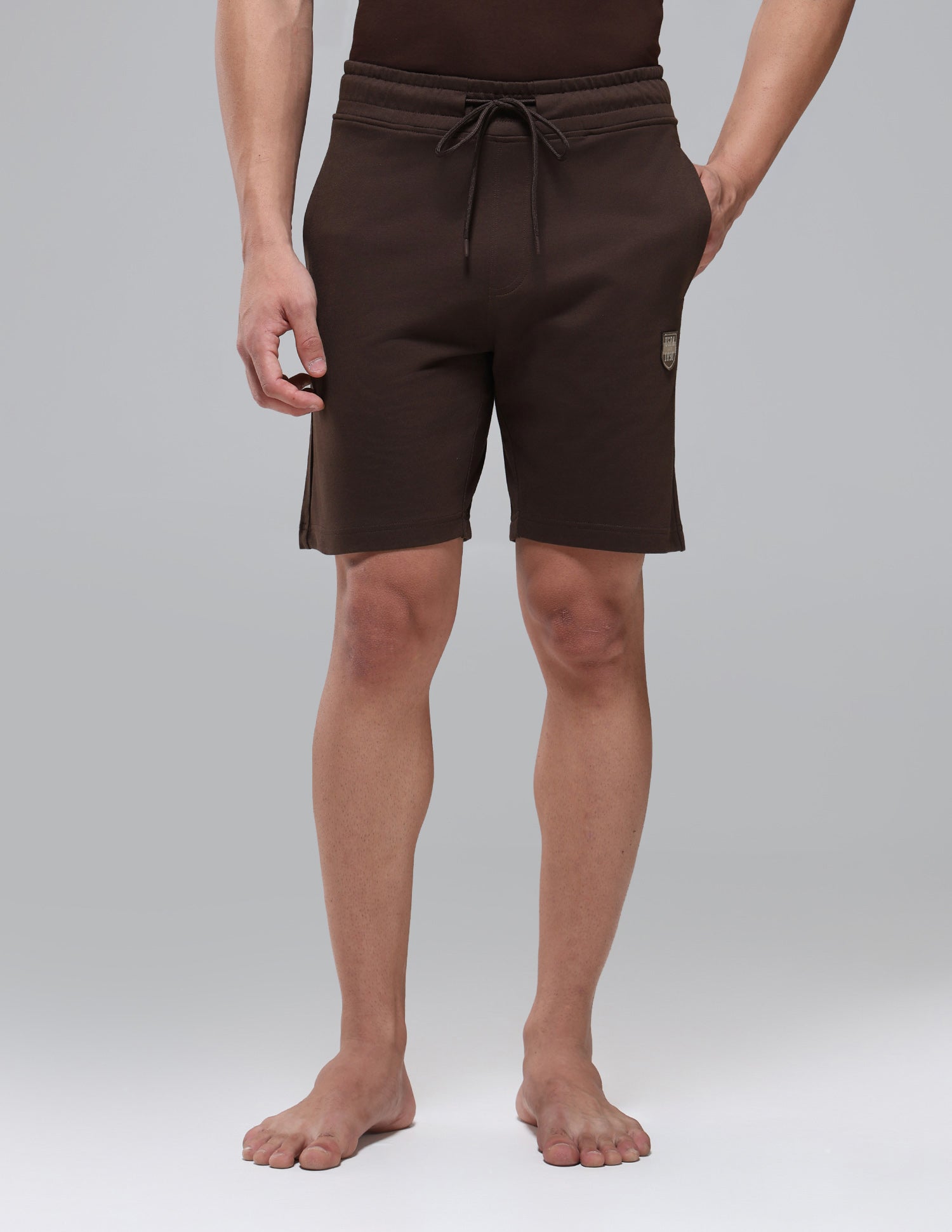 Cotton Rich OES11 Lounge Shorts Java - U.S. Polo Assn. India | Large