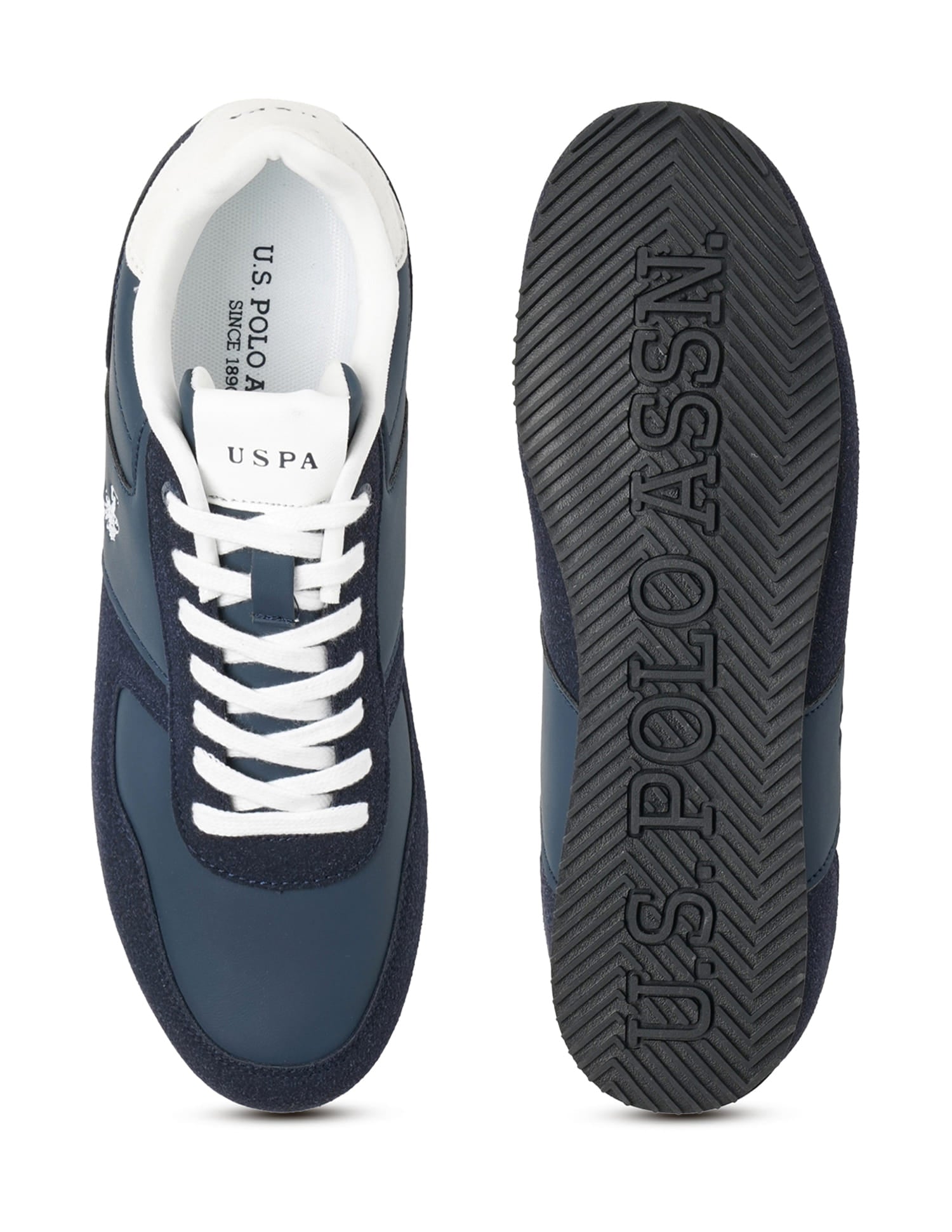 Men Sorrento 4.0 Navy Retro Sneakers Blue - U.S. Polo Assn. India | Large