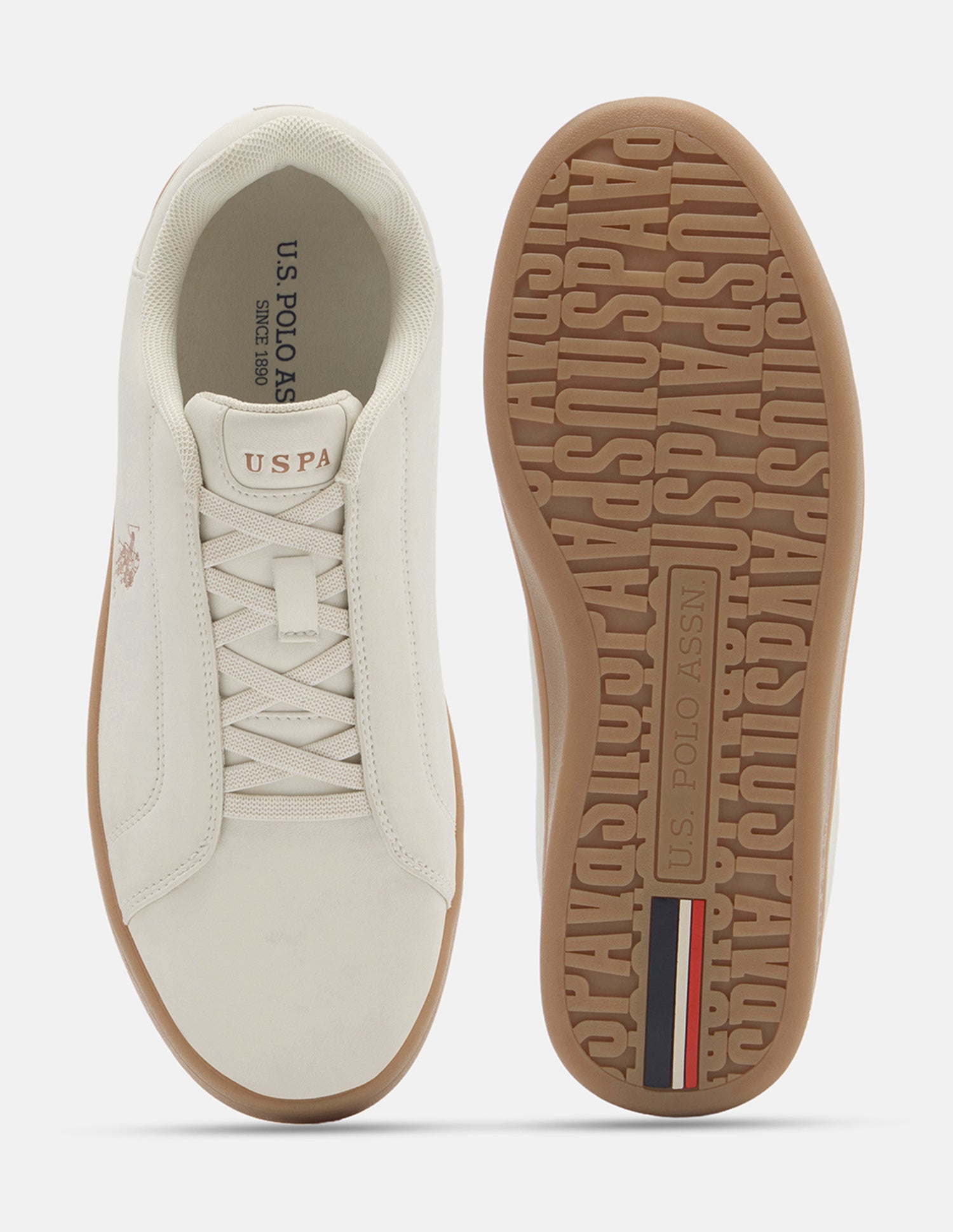 Mello Lace-Ups Sneakers Beige - U.S. Polo Assn. India | Large