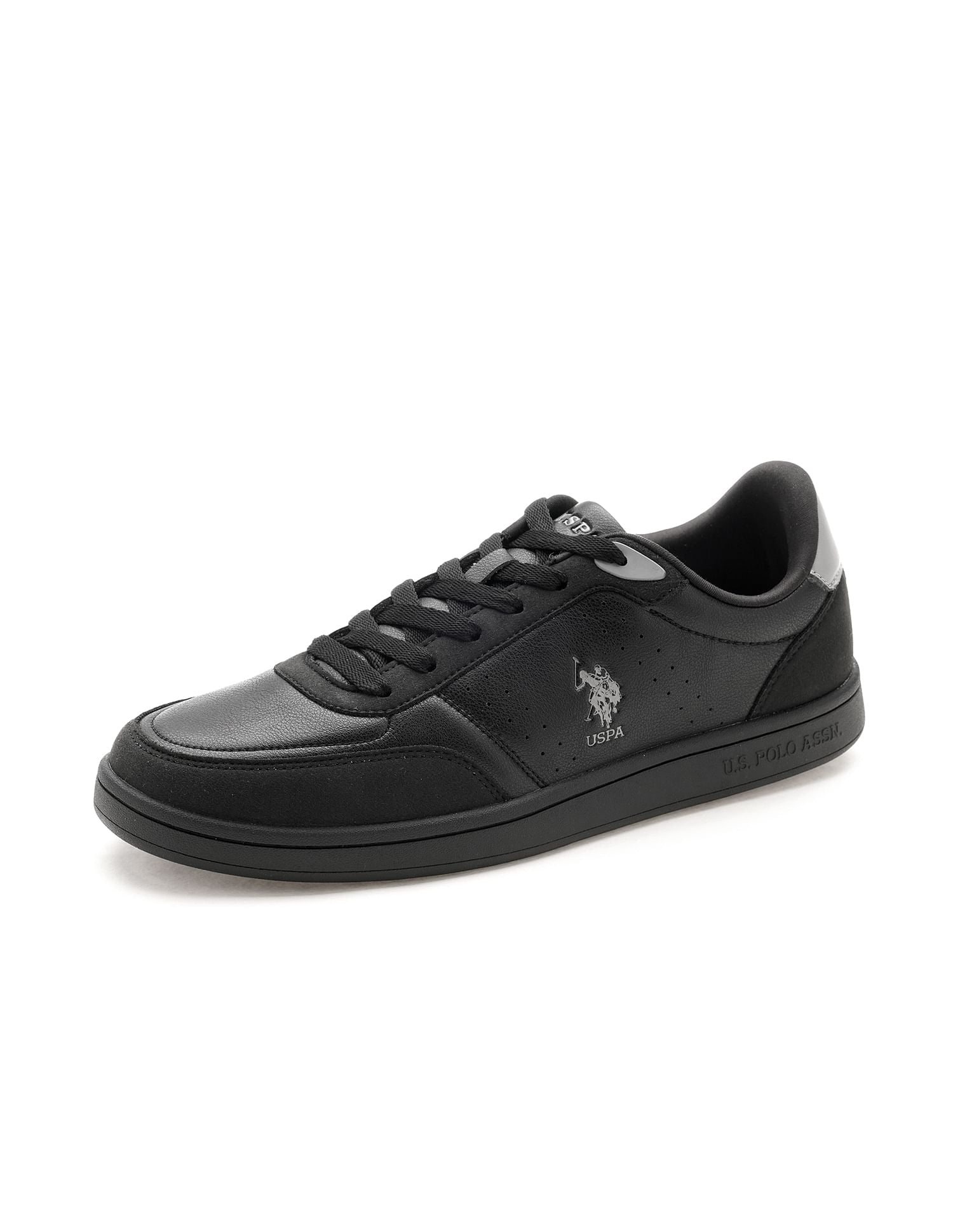 Men Bram Black All Day Sneakers Black - U.S. Polo Assn. India | Large