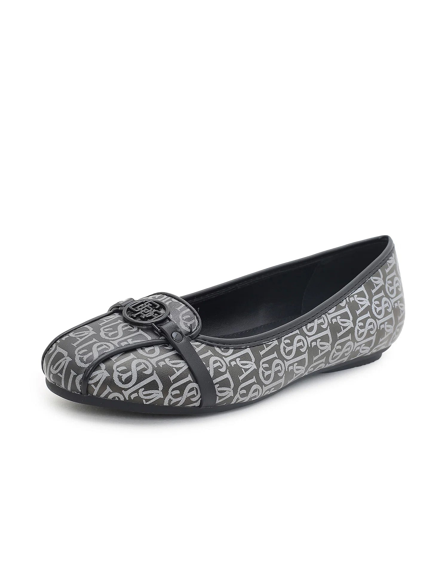 Brand Print Alina 2.0 Ballerinas Black - U.S. POLO ASSN. | Large