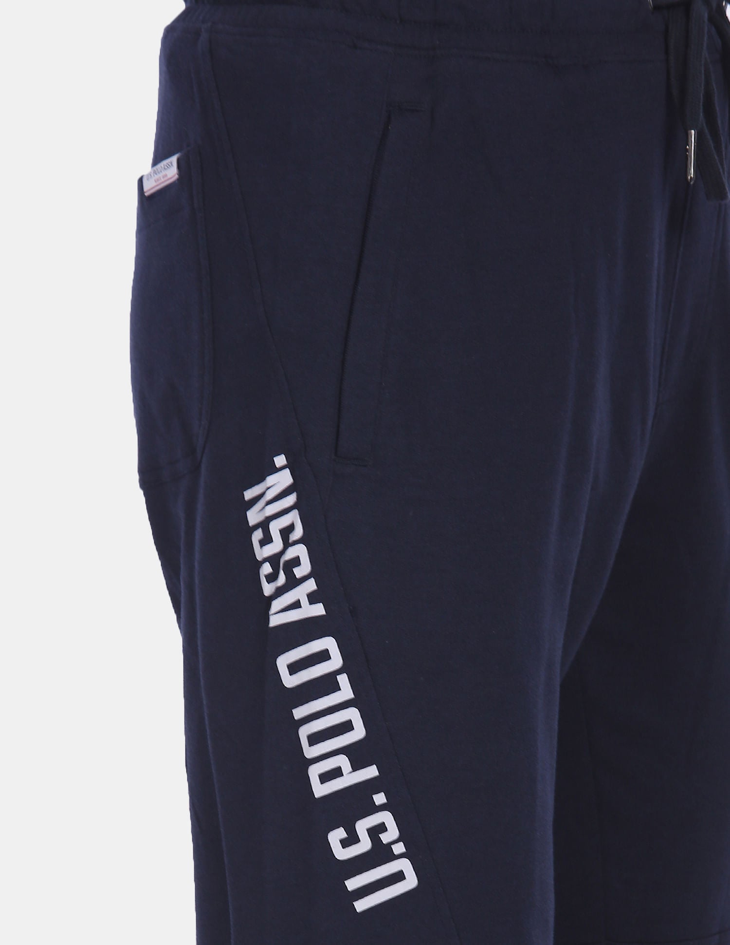 Solid Tri Blend I684 Lounge Track Pants - Pack Of 1 Navy - U.S. POLO ASSN. | Large