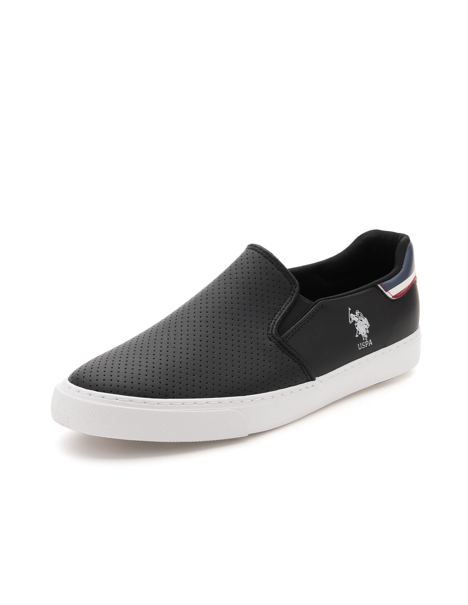 Men Campbell 5.0 Slip-on Shoes Black - U.S. Polo Assn. India | Large