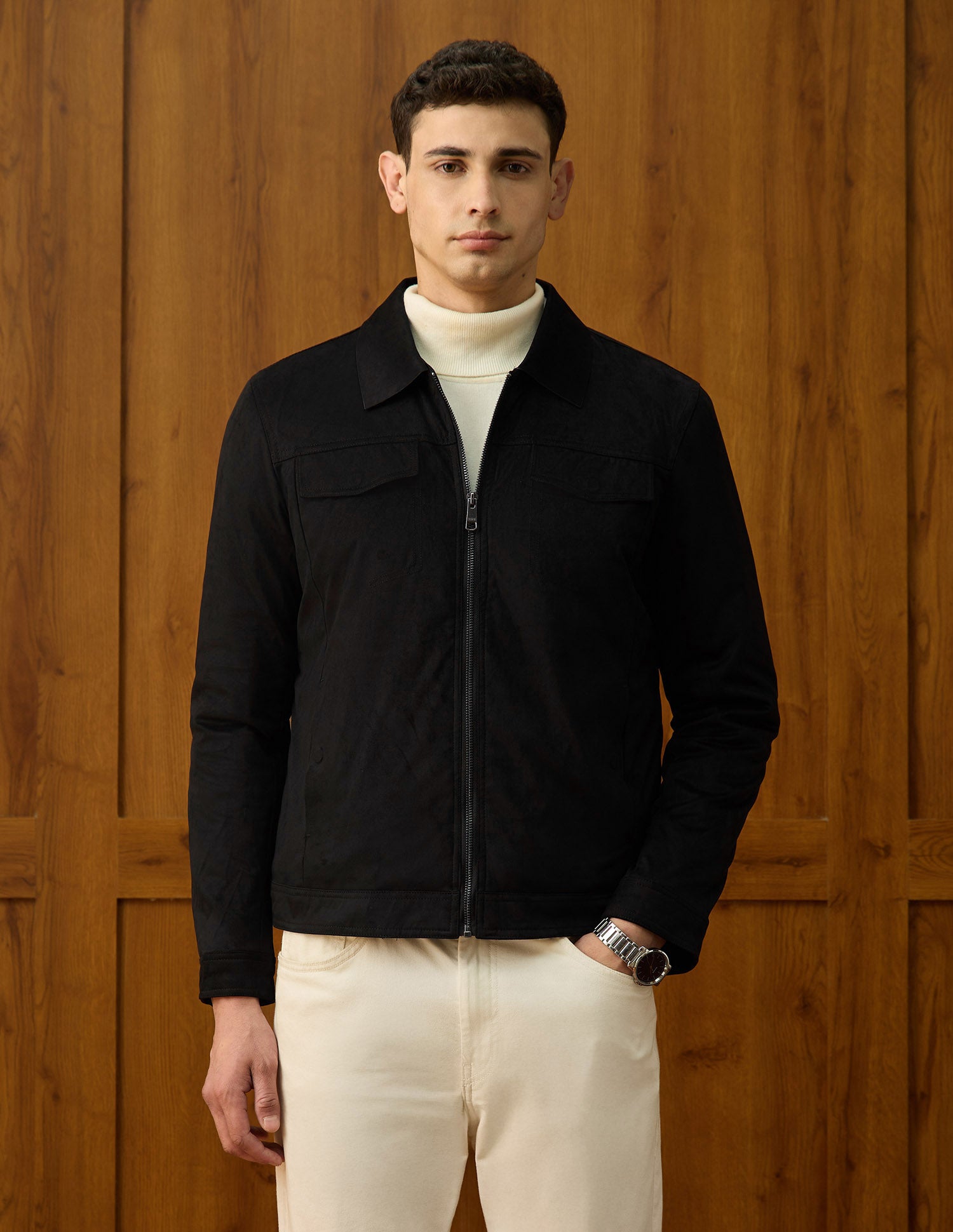 Equestrian Aisle Theater Jacket Black - U.S. POLO ASSN. | Large