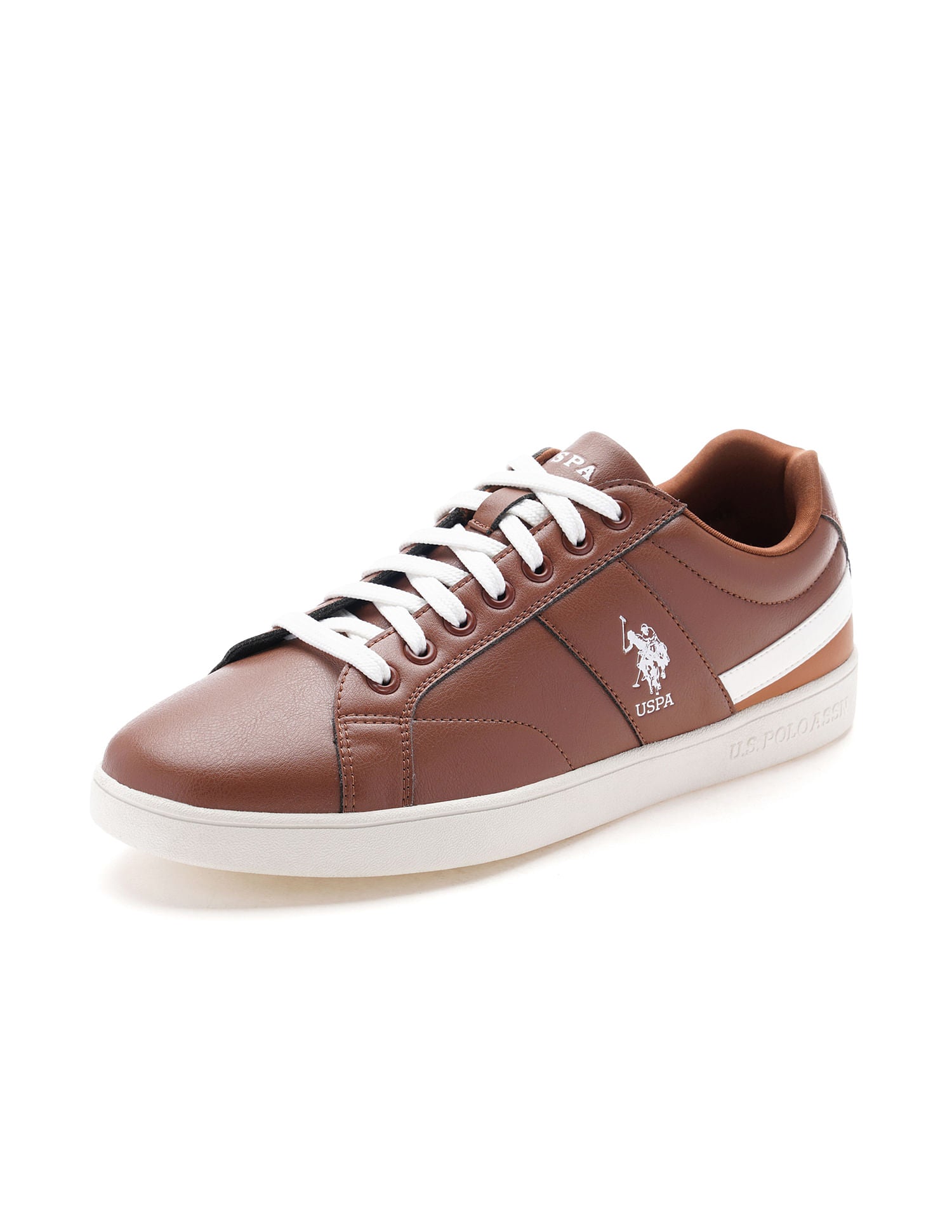 Men Solid Salvin 2.0 Sneakers Brown - U.S. POLO ASSN. | Large