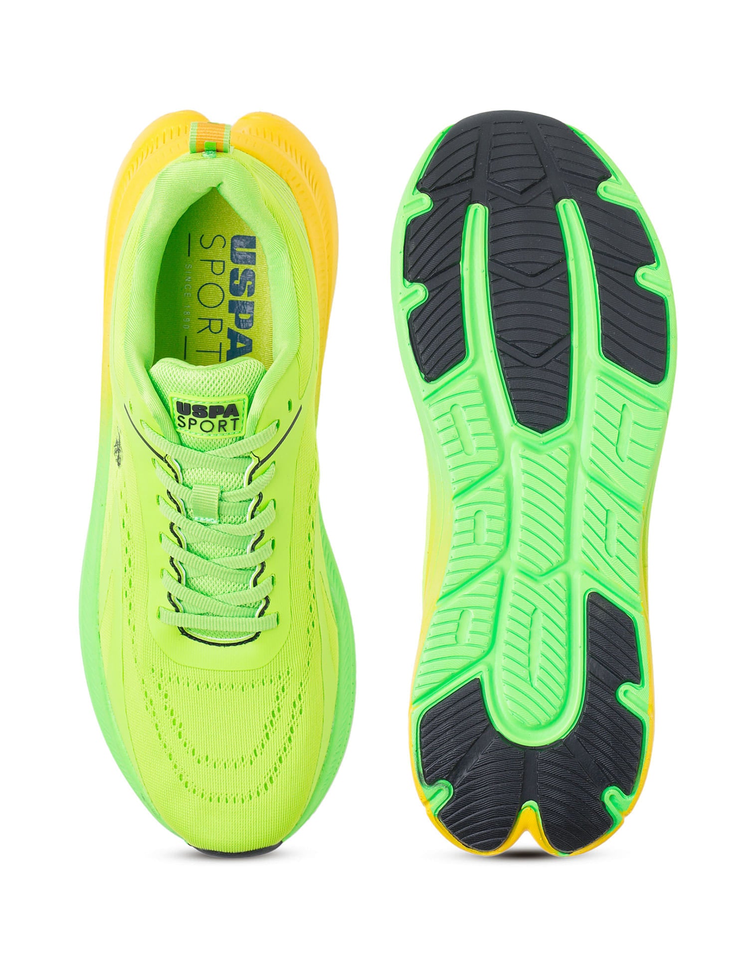 Men Meng Lt. Green Uspa Sport  Sneakers Light Green - U.S. Polo Assn. India | Large