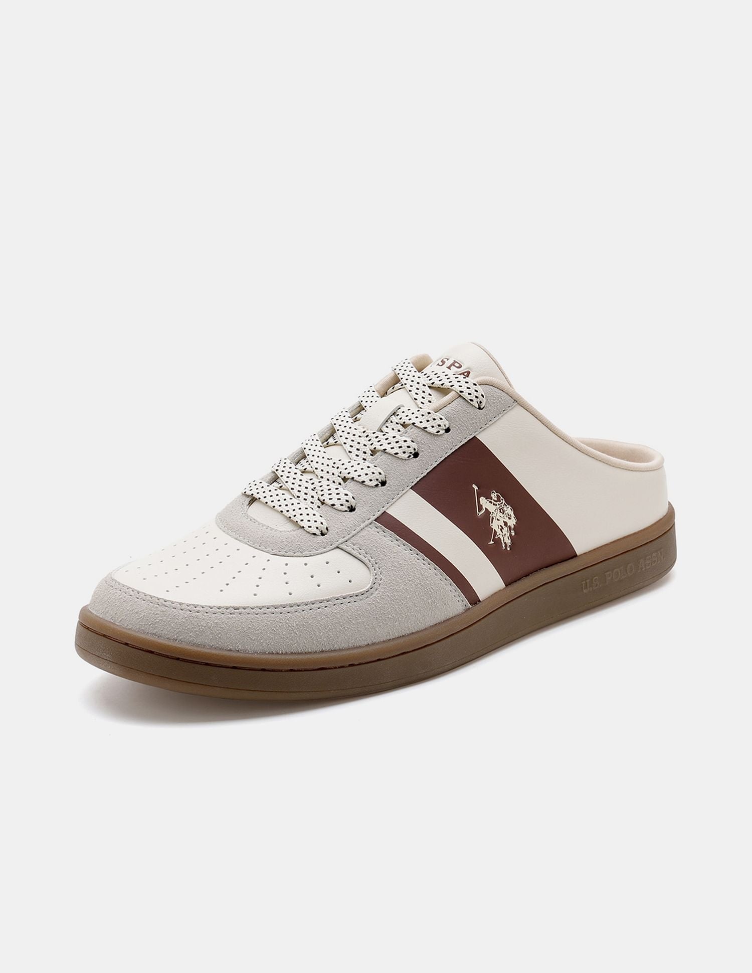 Men Camon Low Top Sneakers Beige - U.S. Polo Assn. India | Large