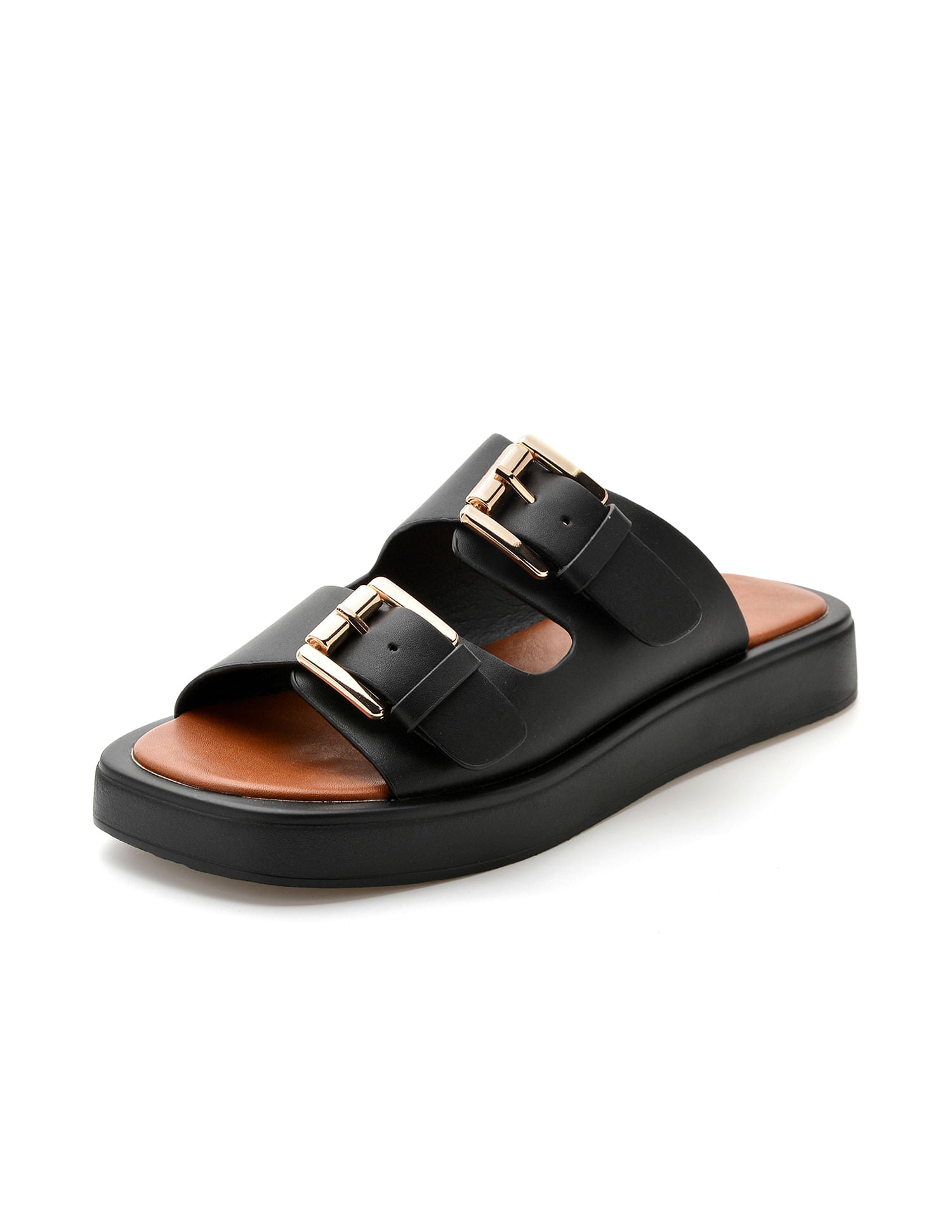 Textured Alandra Slipper Black - U.S. POLO ASSN. | Large