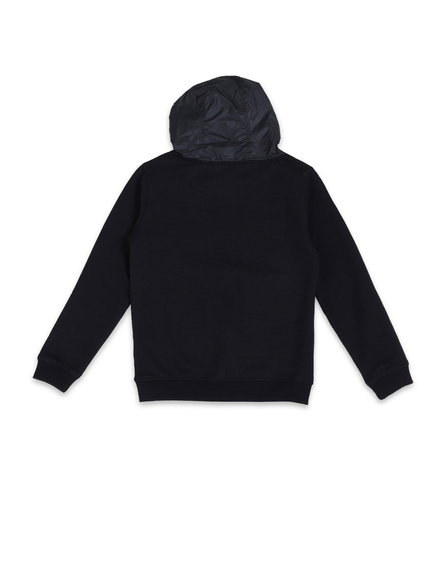 Boys Solid Hooded Sweatshirt Black - U.S. POLO ASSN. | Large