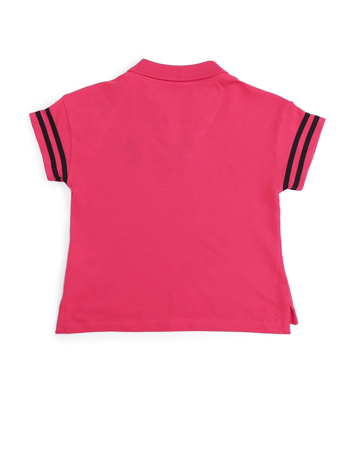 Girls Striped Polo Shirt Rouge Pink - U.S. Polo Assn. India | Large