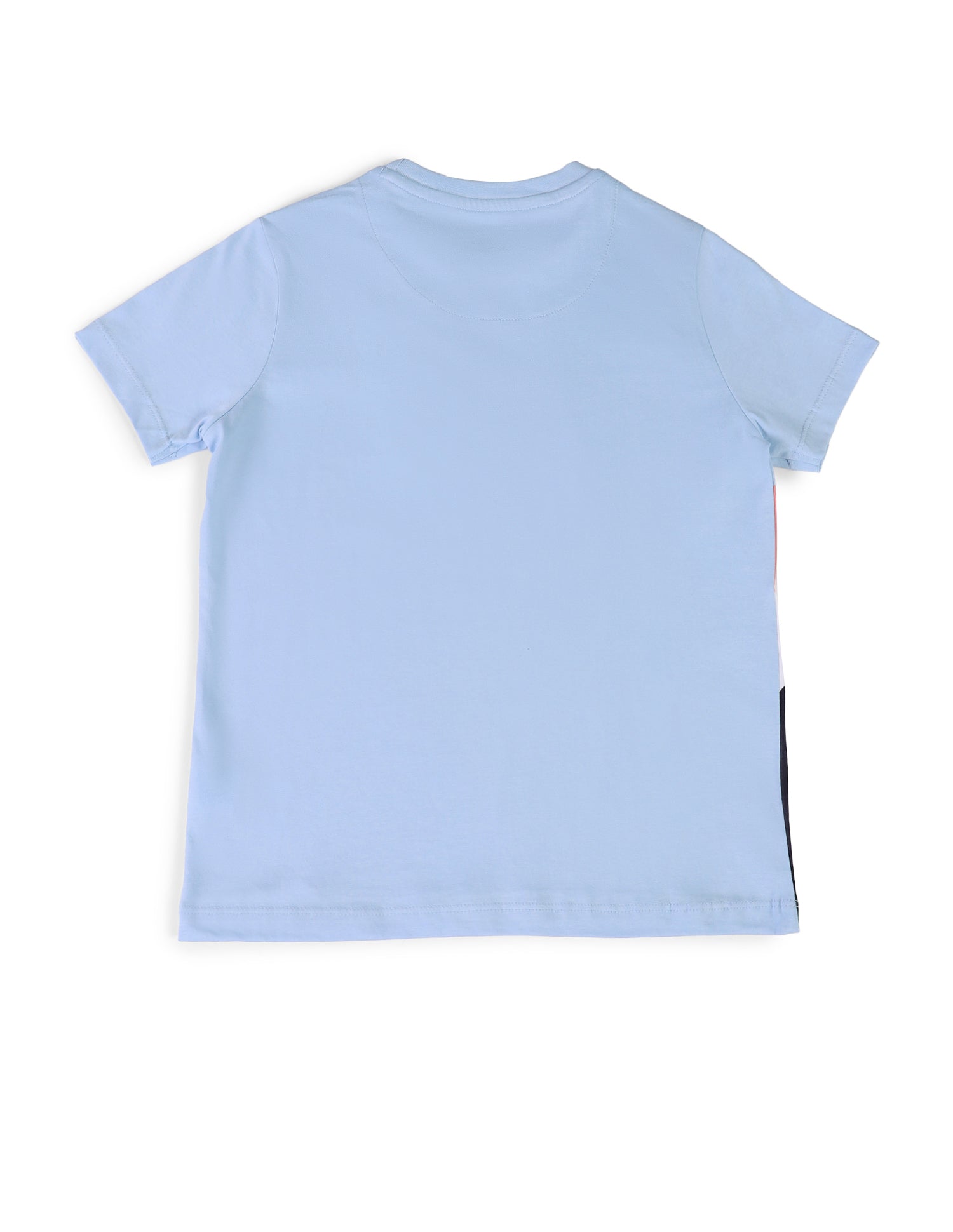 Boys Brand Printed Regular Fit T-Shirt Light Blue - U.S. POLO ASSN. | Large