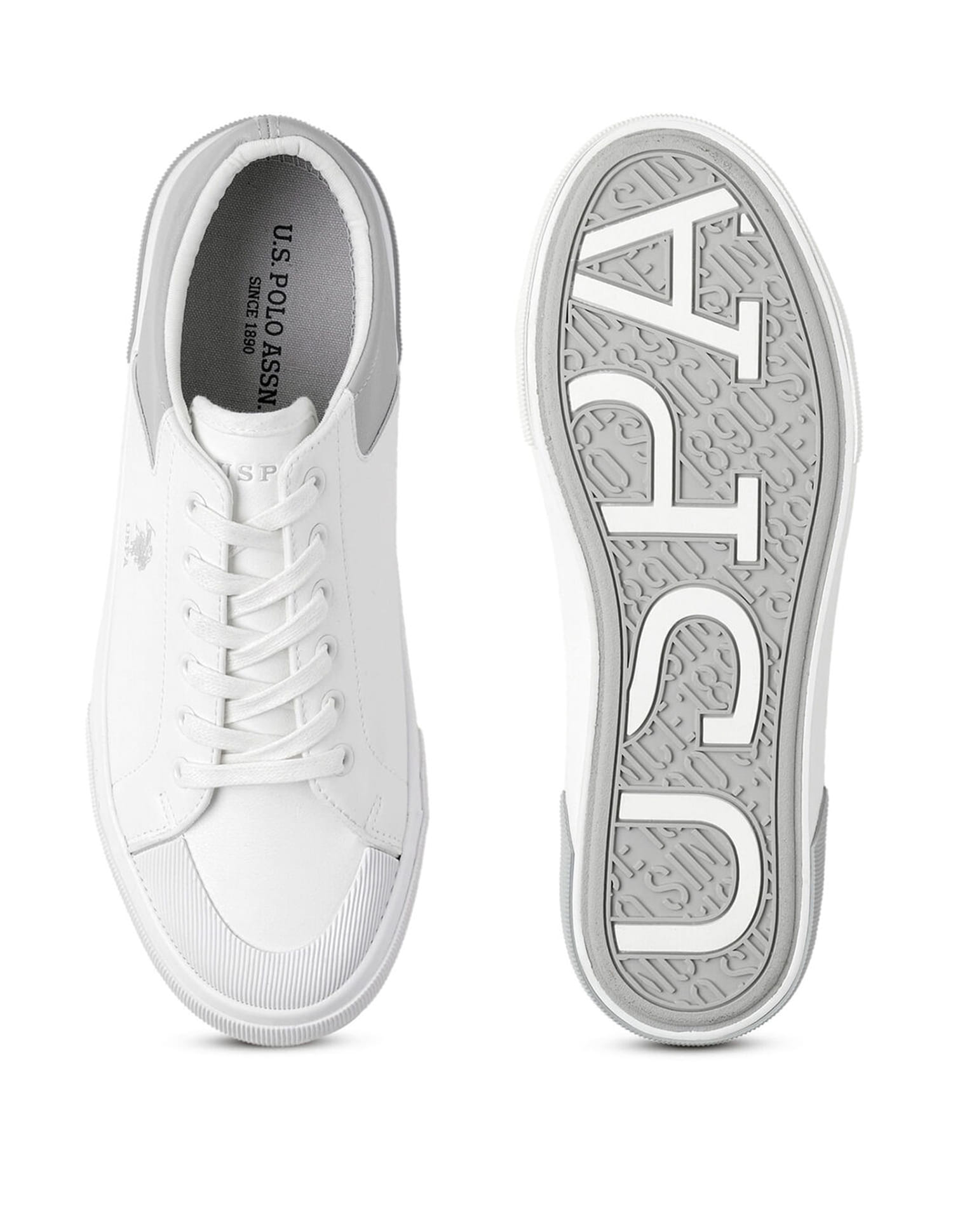 Men Colour Block Tanal Sneakers White - U.S. Polo Assn. India | Large