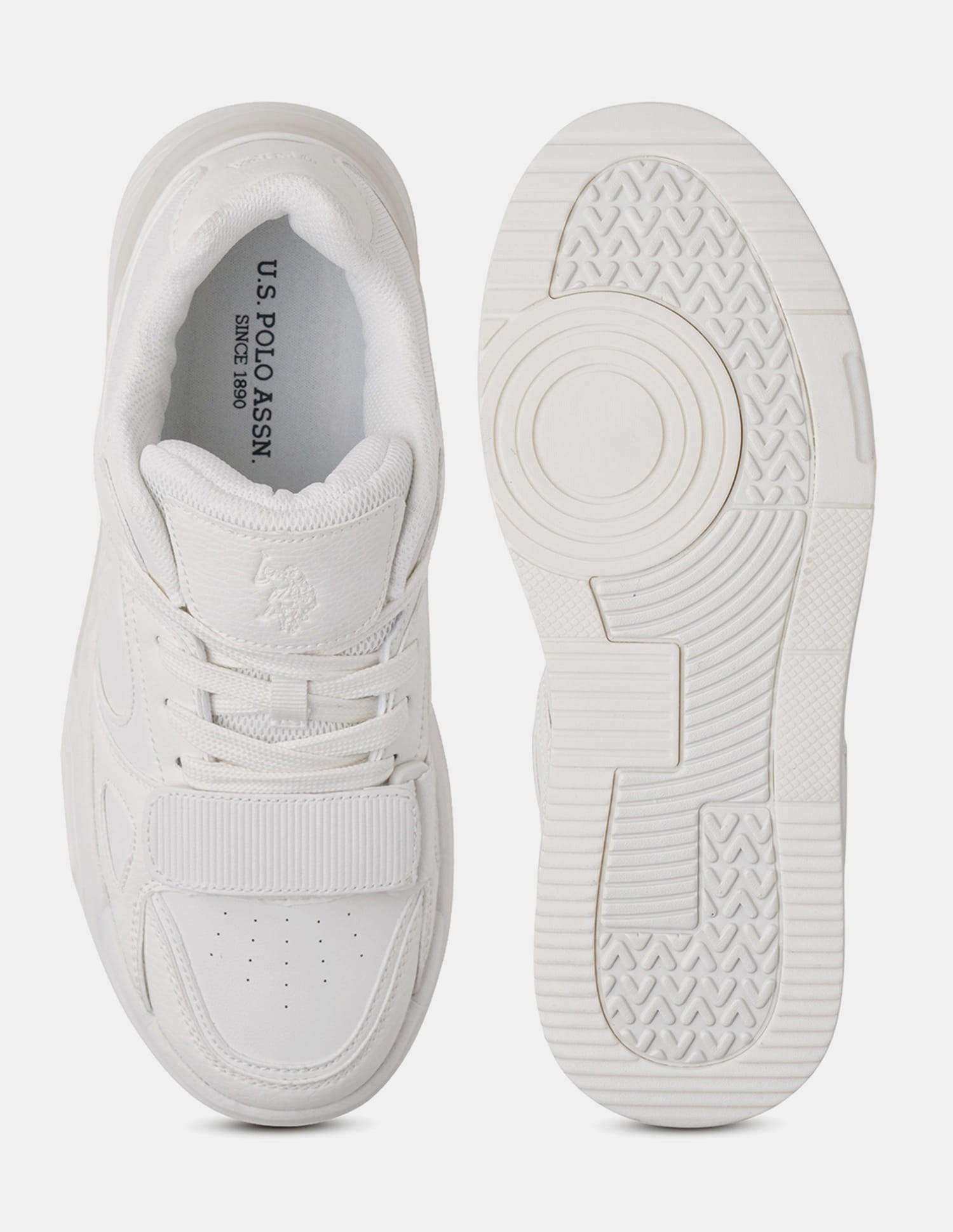 Men Low Top Mark Sneakers Cream - U.S. Polo Assn. India | Large