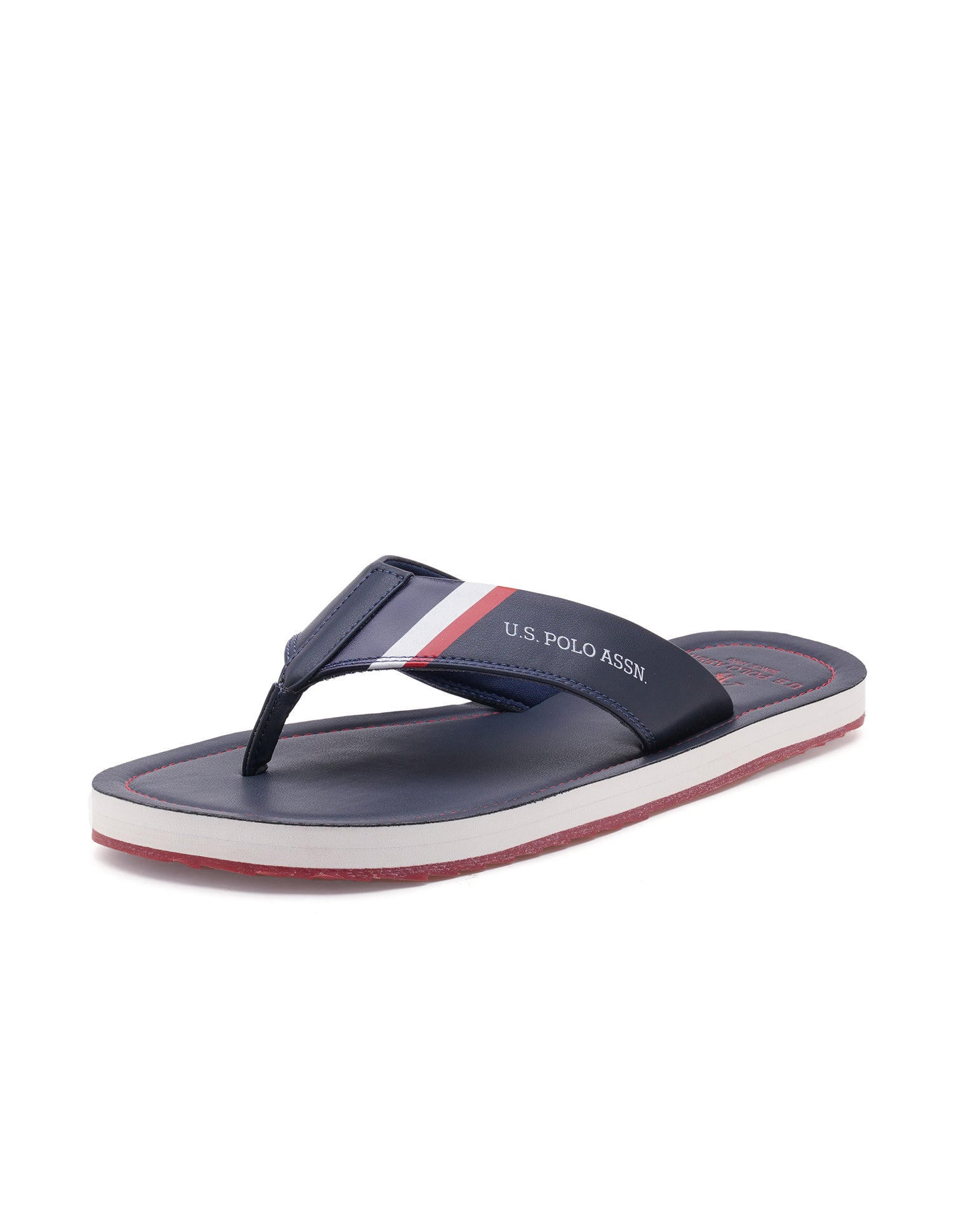 Men Patt 3 Slippers Navy - U.S. POLO ASSN. | Large