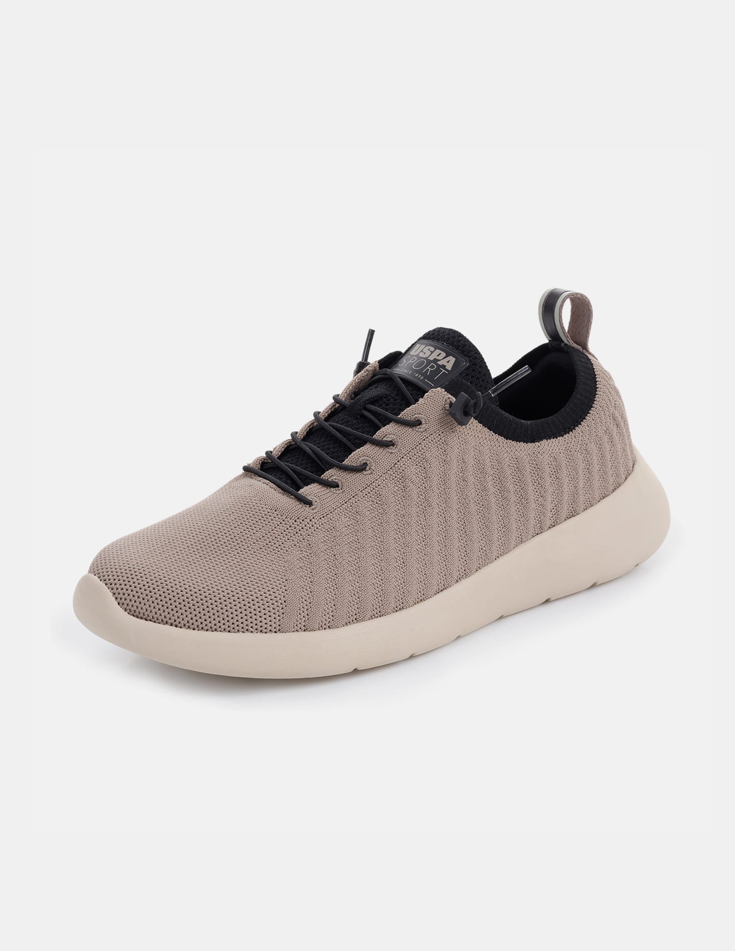 Men Solid Rocco Sports Sneakers Light Brown - U.S. Polo Assn. India | Large