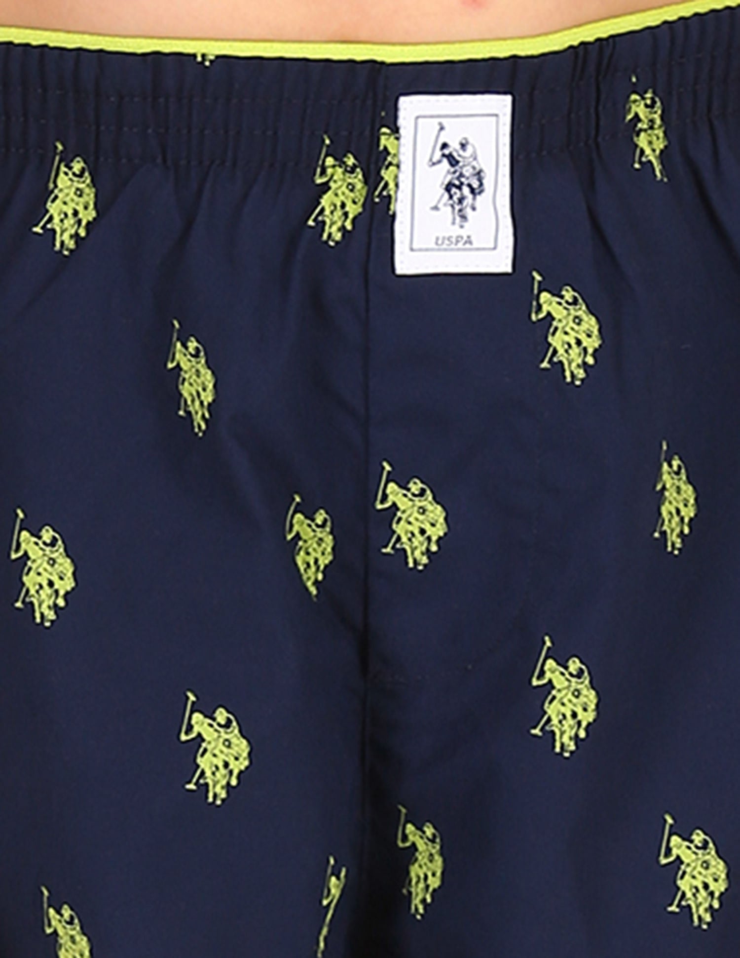 Pure Cotton Printed IKXA Boxers - Pack Of 1 Navy - U.S. POLO ASSN. | Large