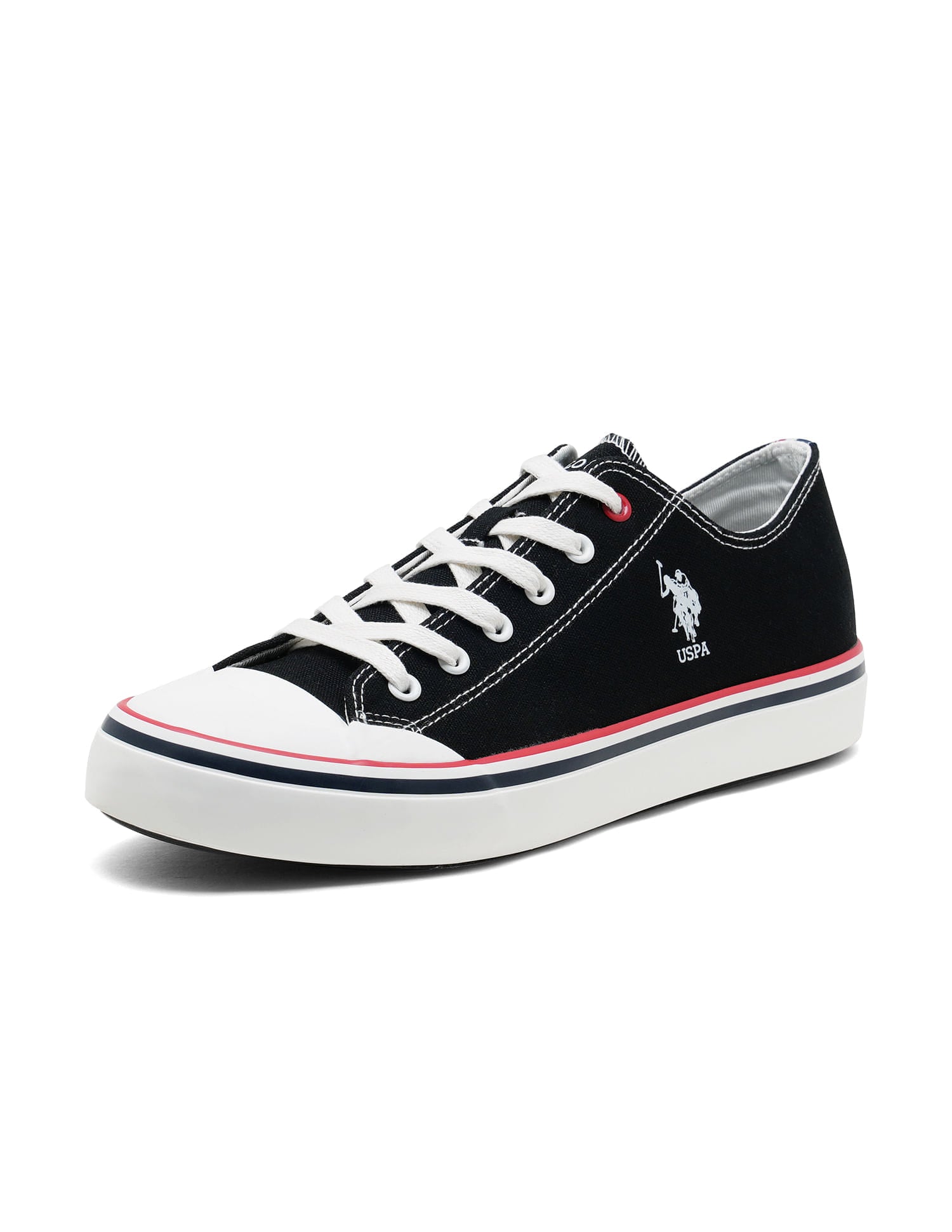 Men Kenna 2.0 Solid Sneakers Black - U.S. Polo Assn. India | Large