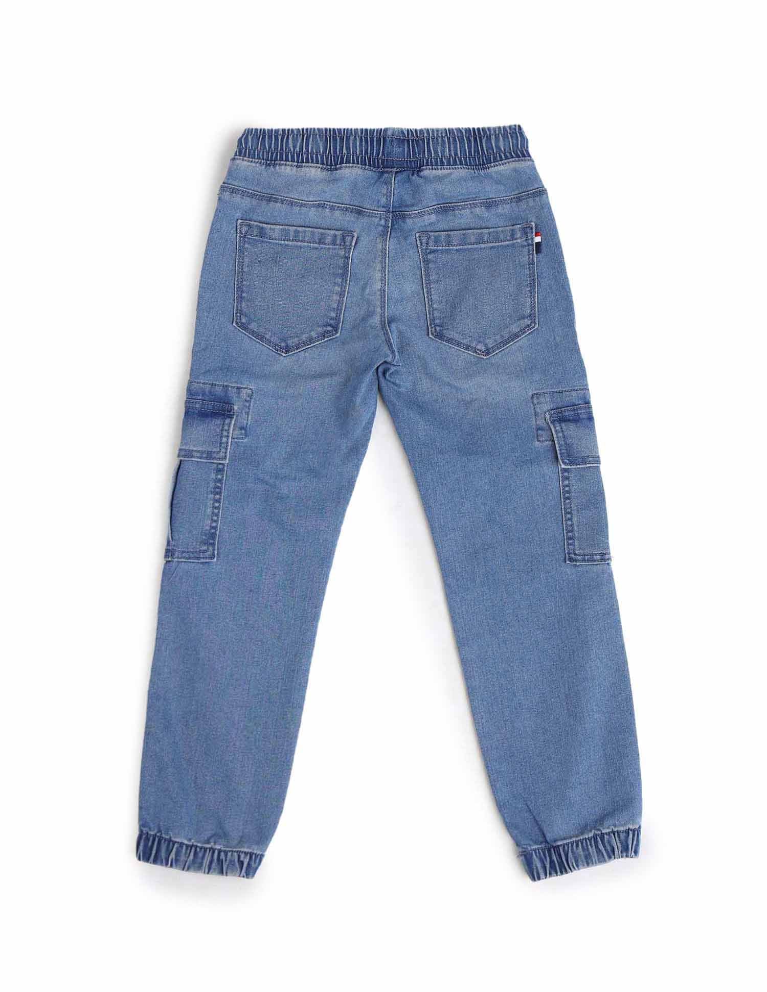 Boys Slim Fit Blue Jeans Blue - U.S. POLO ASSN. | Large