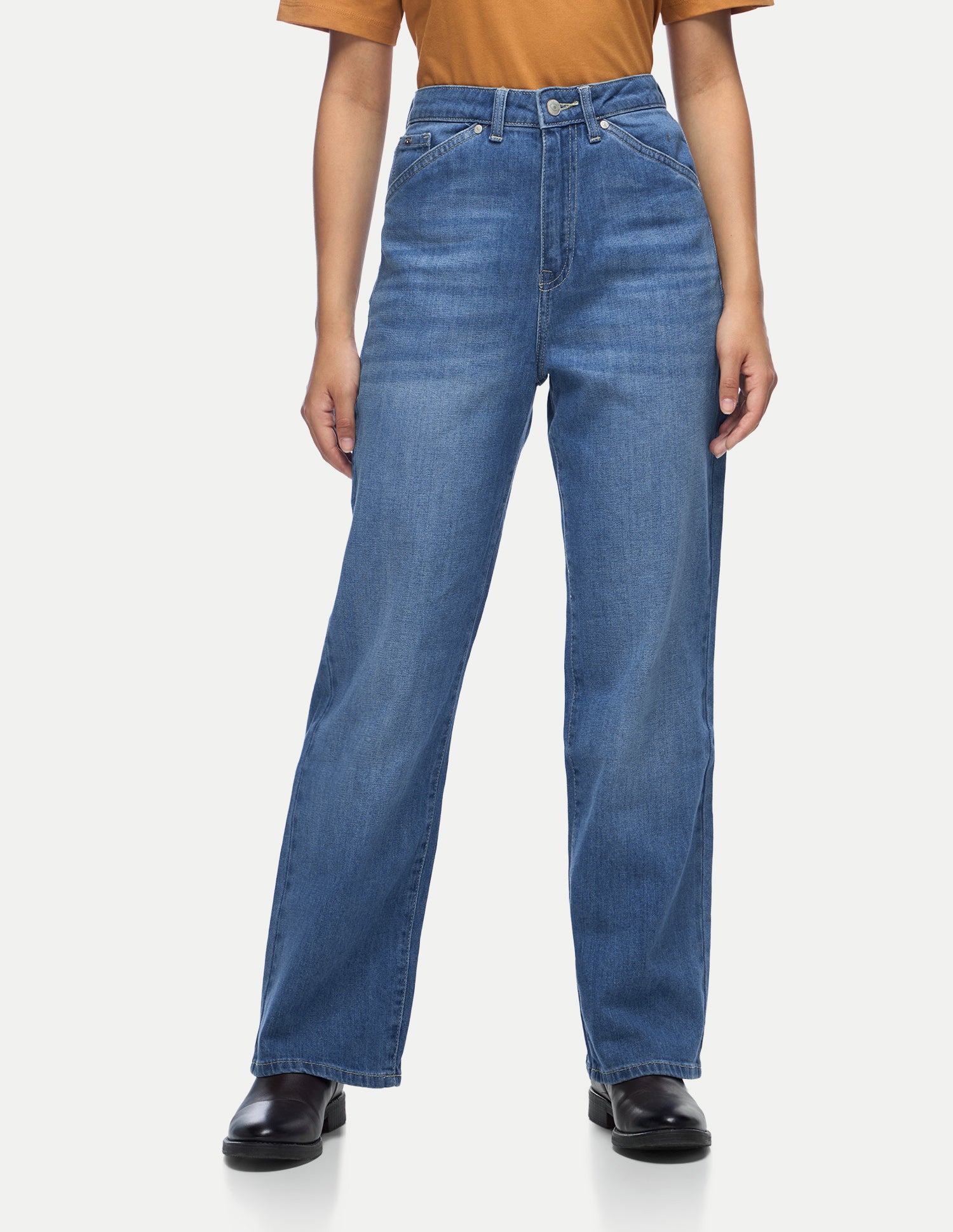 Straight Fit Blue Jeans Blue - U.S. Polo Assn. India | Large