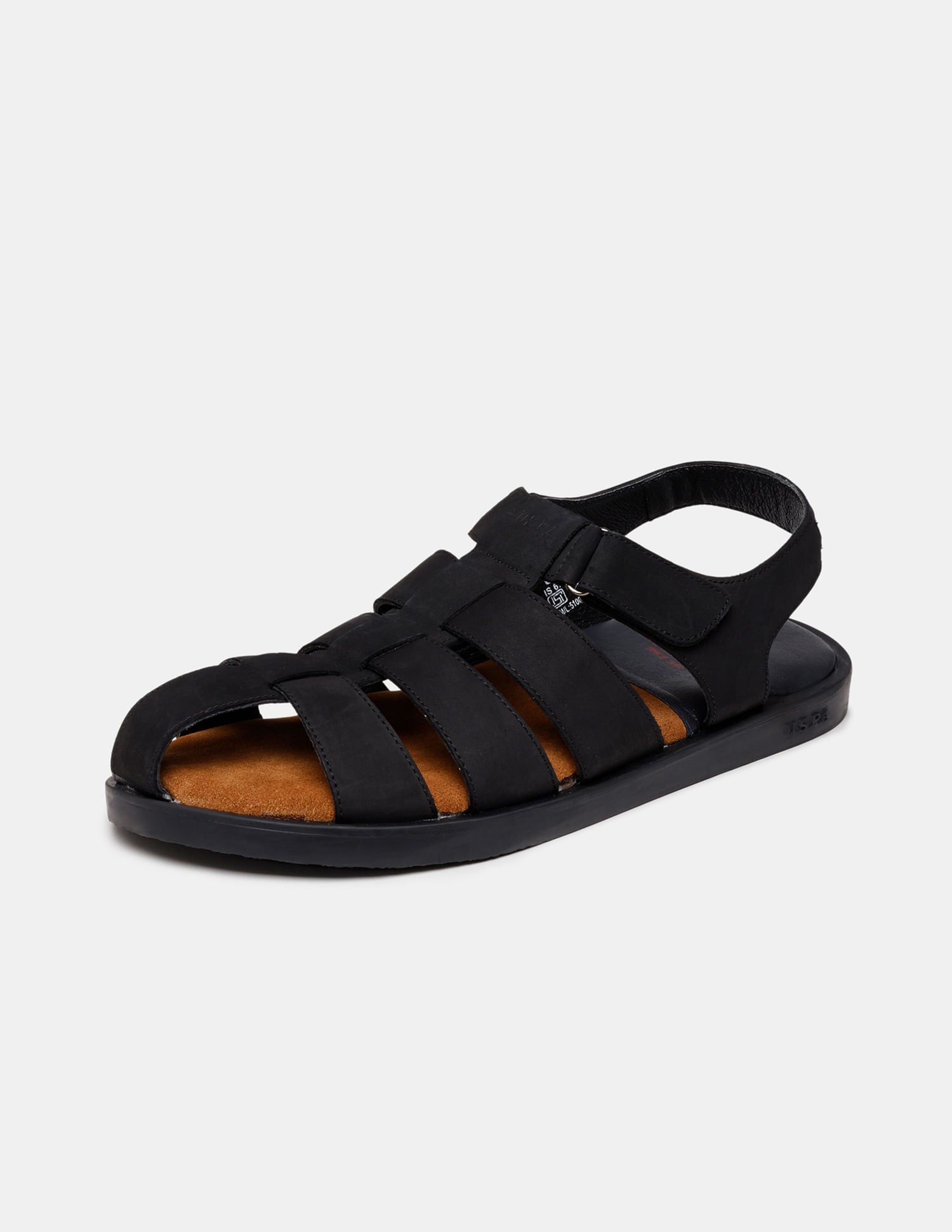 Men Sean Closed Toe Sandals Black - U.S. POLO ASSN. | Large