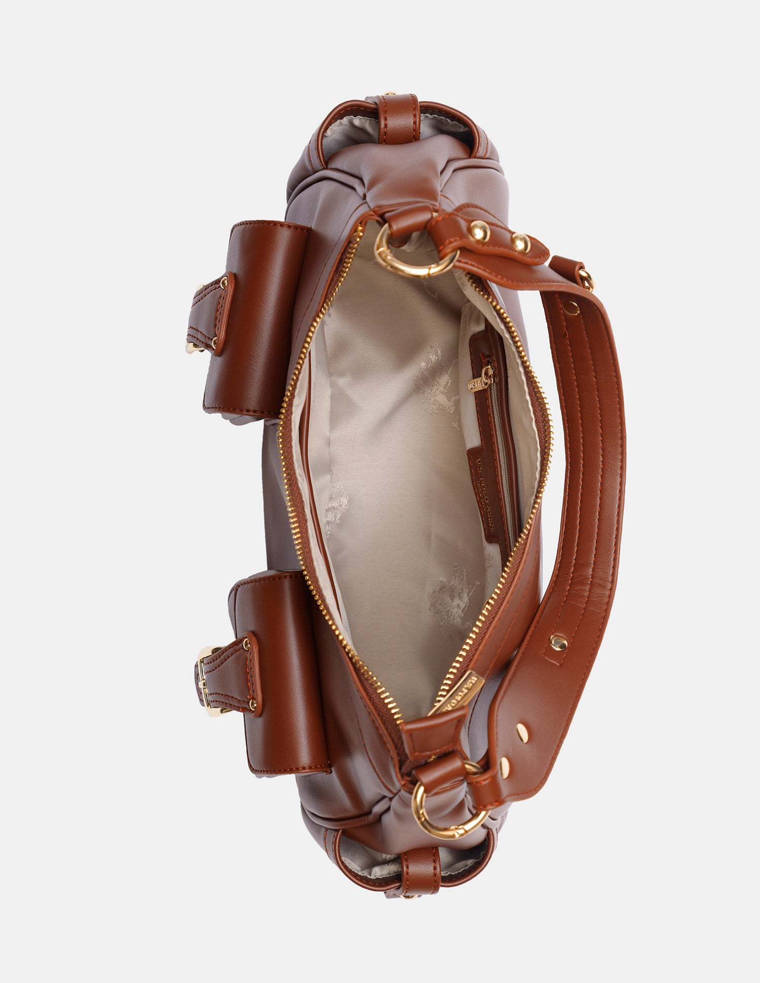 Women Alana Shoulder Bag Brown - U.S. POLO ASSN. | Large