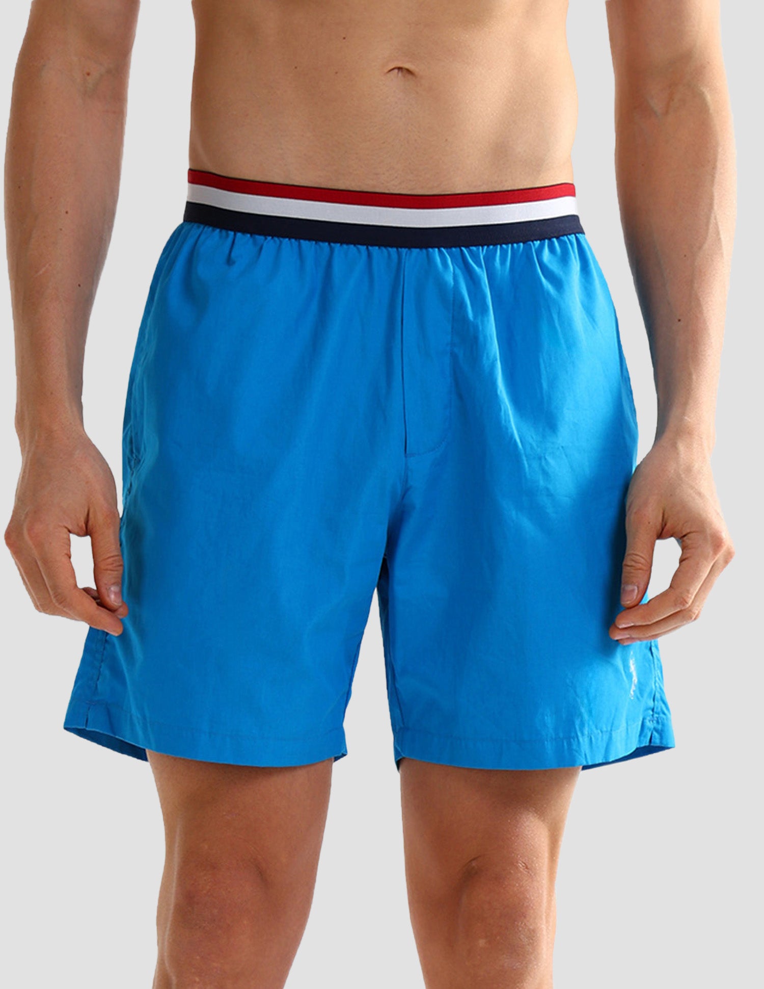 Solid Pure Cotton Boxers - Pack Of 1 Blue - U.S. POLO ASSN. | Large
