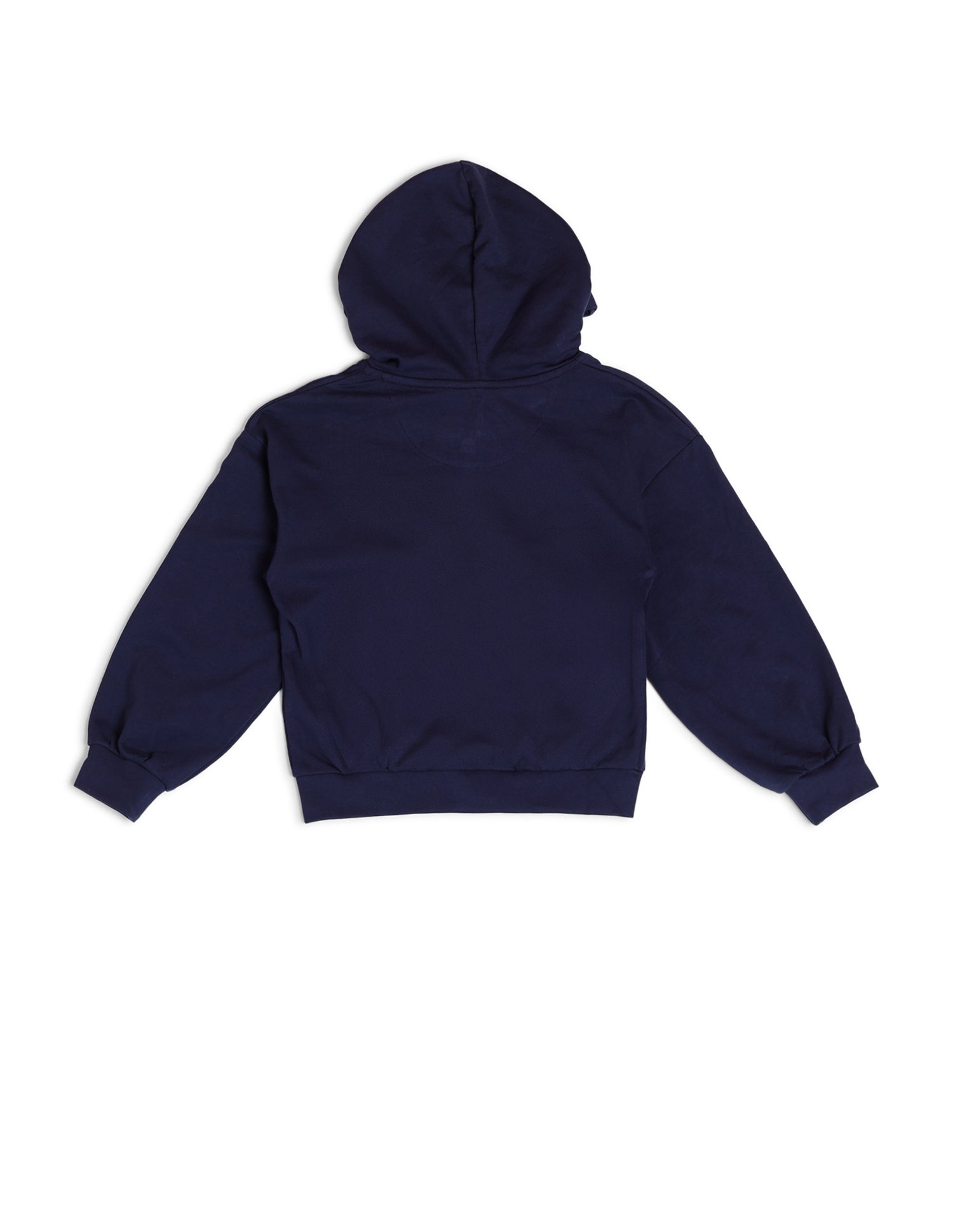 Girls Solid Regular Fit Sweatshirt Navy - U.S. POLO ASSN. | Large