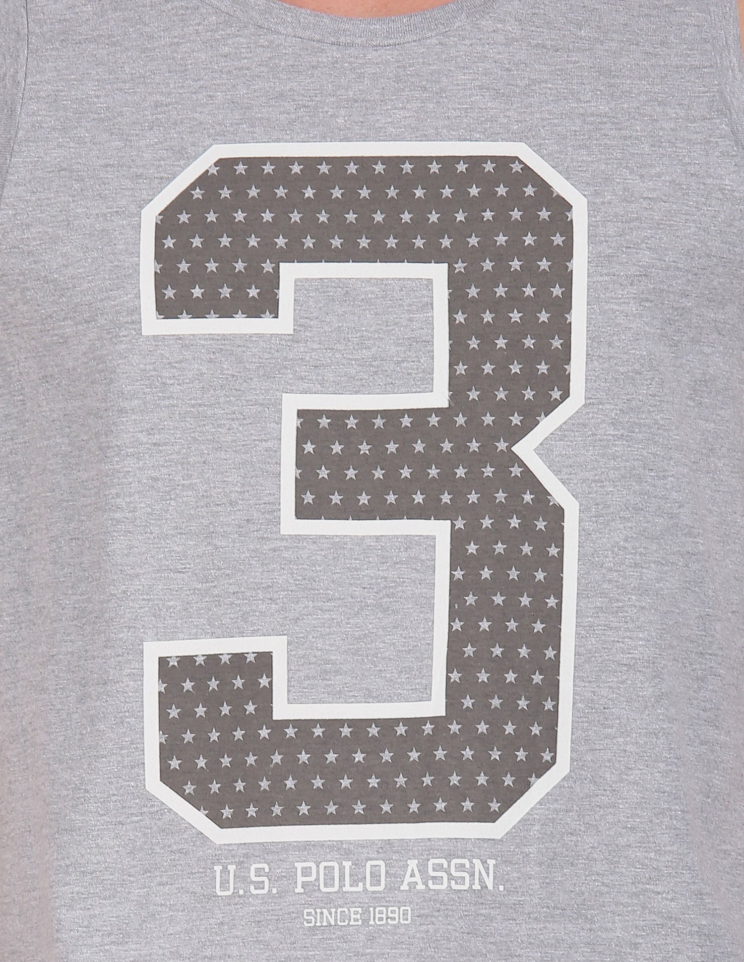 Cotton Comfort Fit I617 Vest - Pack Of 1 Grey - U.S. POLO ASSN. | Large