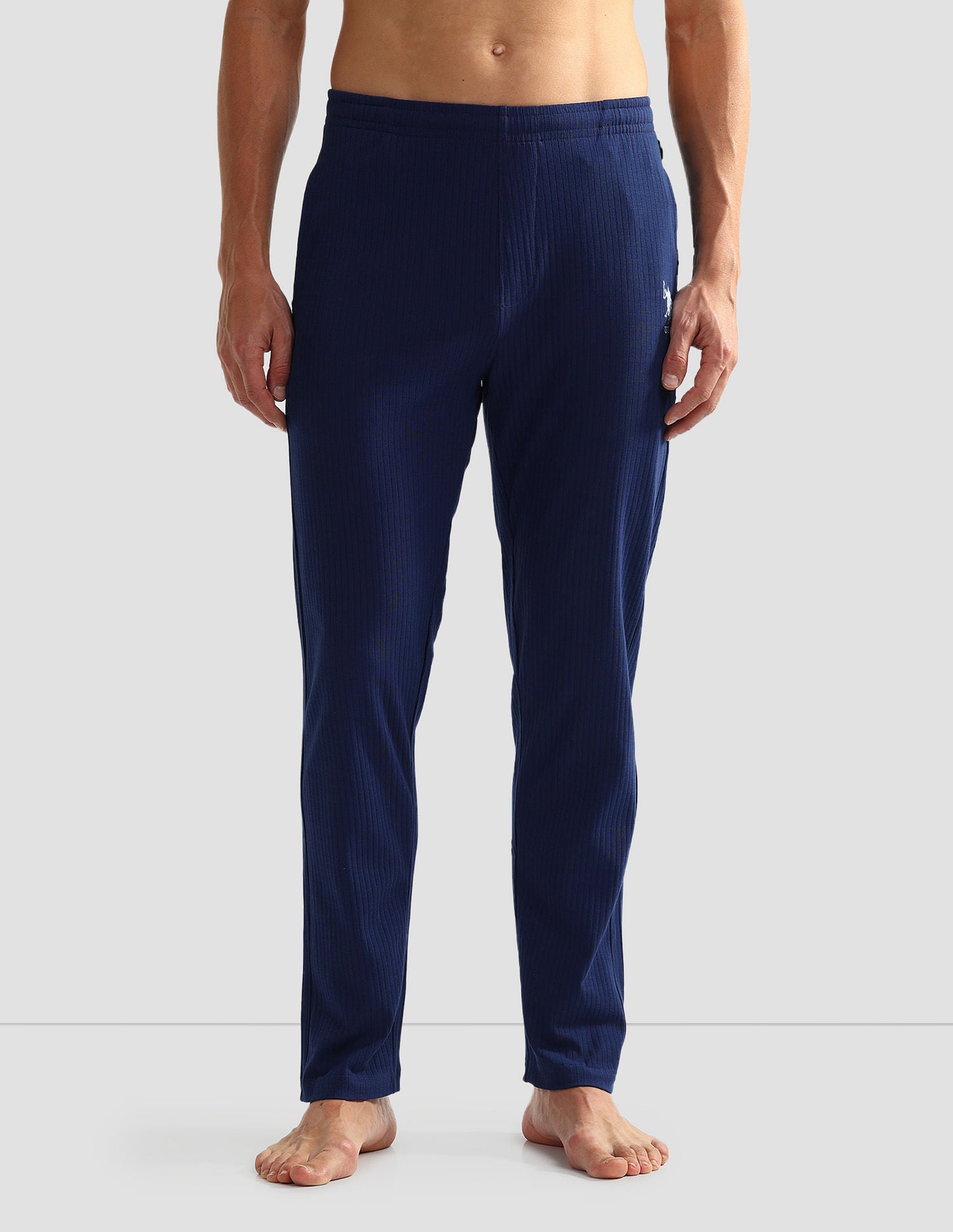 All Over Stripe OELP4 Lounge Track Pants - Pack Of 1 Navy - U.S. POLO ASSN. | Large