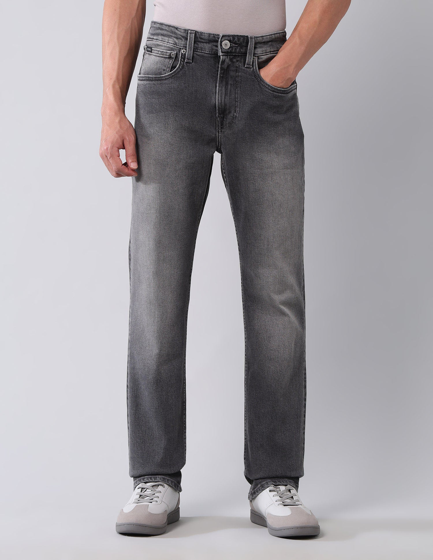 Harold Slim Straight Fit Vintage Jeans Black - U.S. Polo Assn. India | Large
