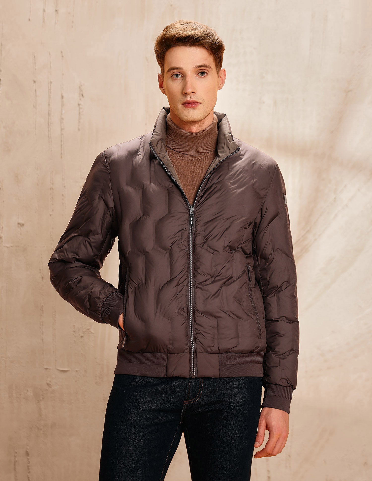 Legend Of Horseshoe Reversible Jacket Brown - U.S. POLO ASSN. | Large