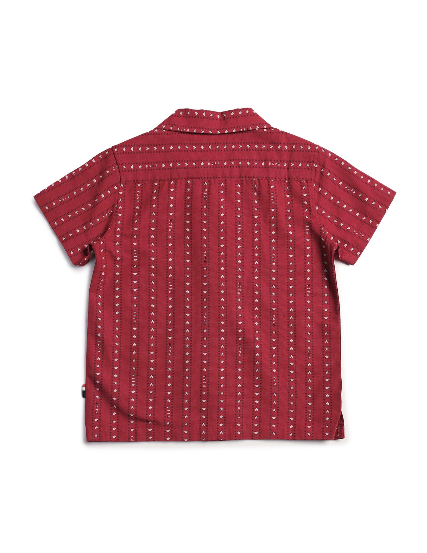 Boys Relaxed Fit All Over Printed Shirt Red - U.S. POLO ASSN. | Large