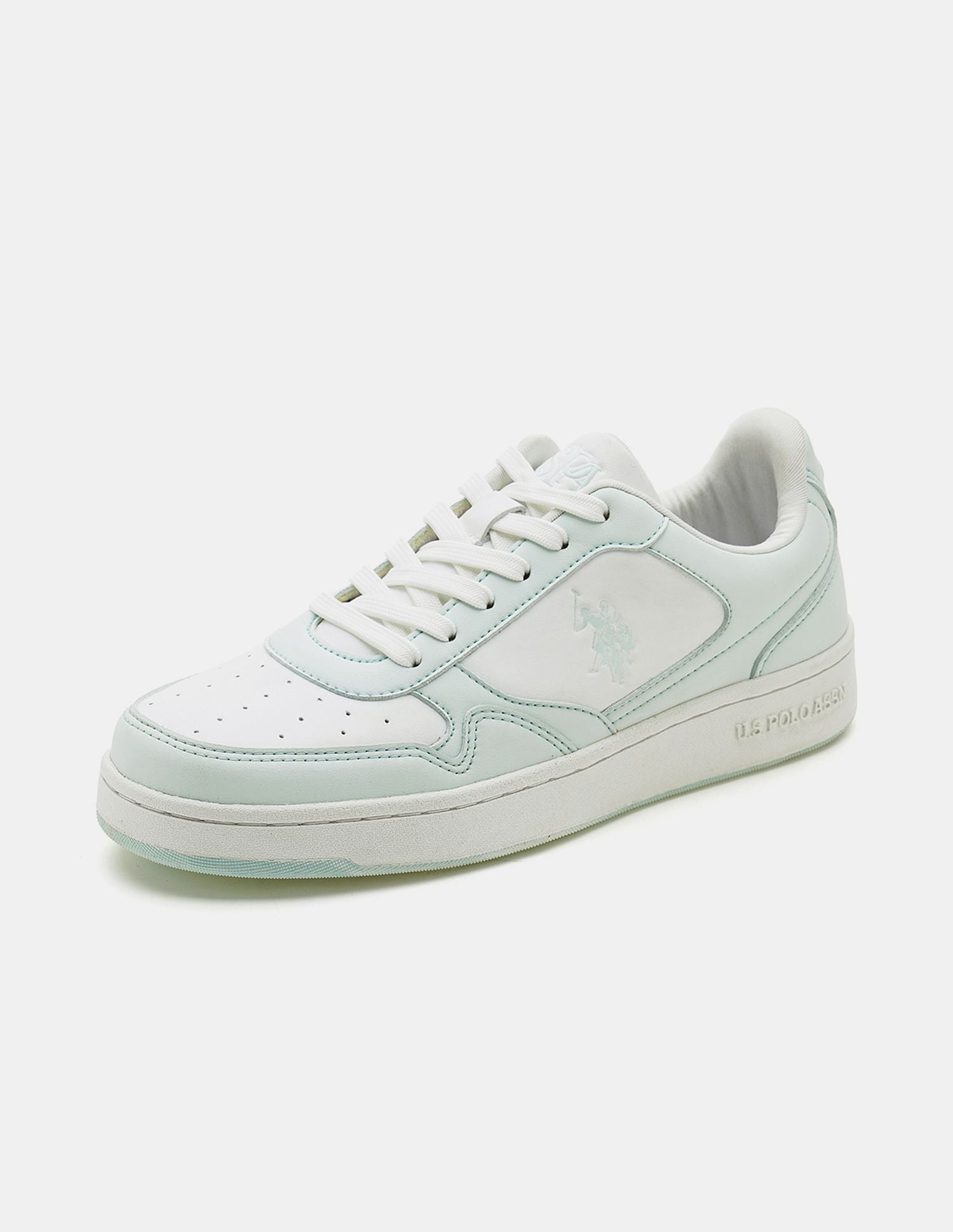 Women Nova 2.0 Colour Blocked Sneakers Lt. Green - U.S. POLO ASSN. | Large