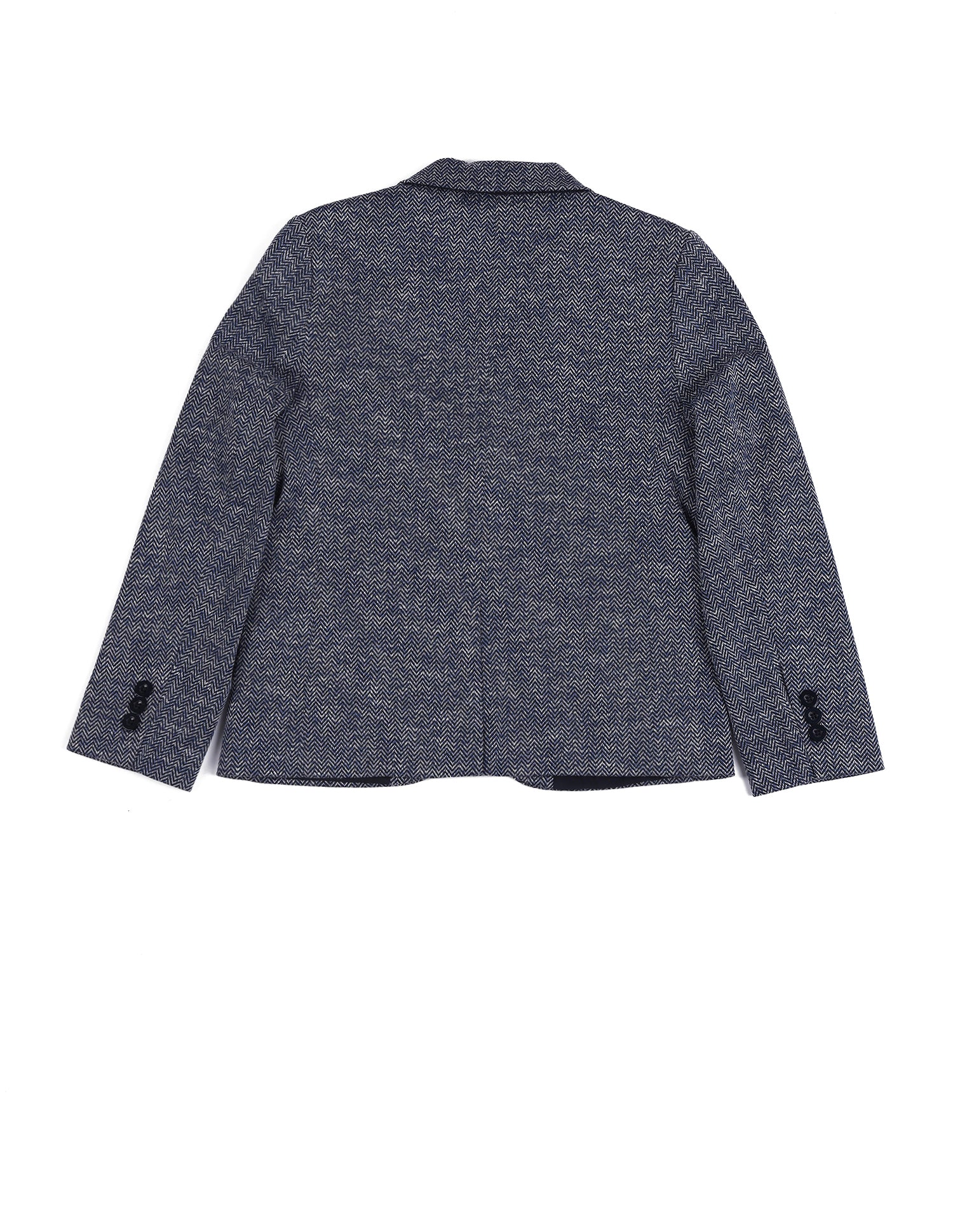 Boys Self Design Pattern Blazer Blue - U.S. POLO ASSN. | Large