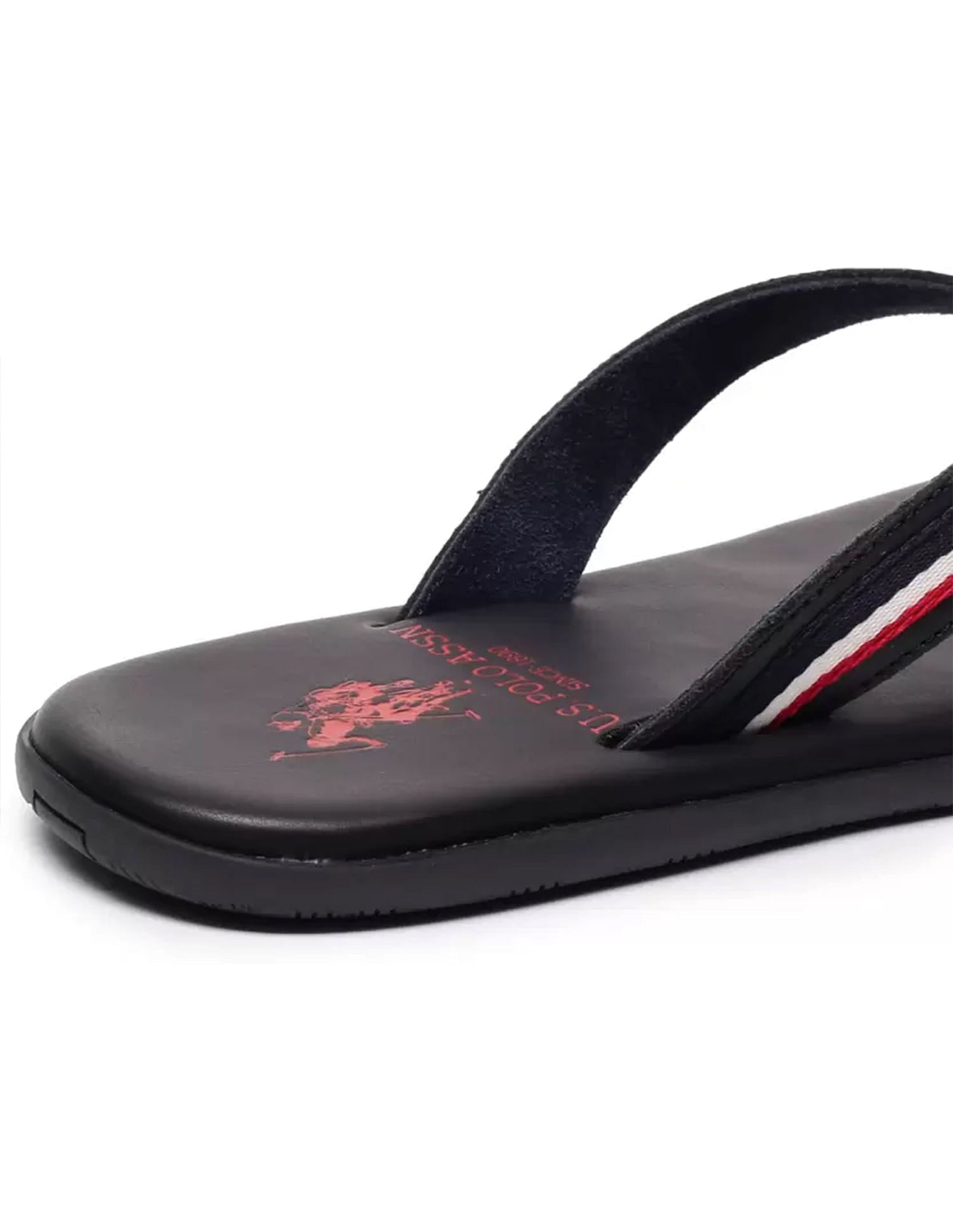 Men Logo Wanor 2.0 Flip Flops Navy - U.S. Polo Assn. India | Large