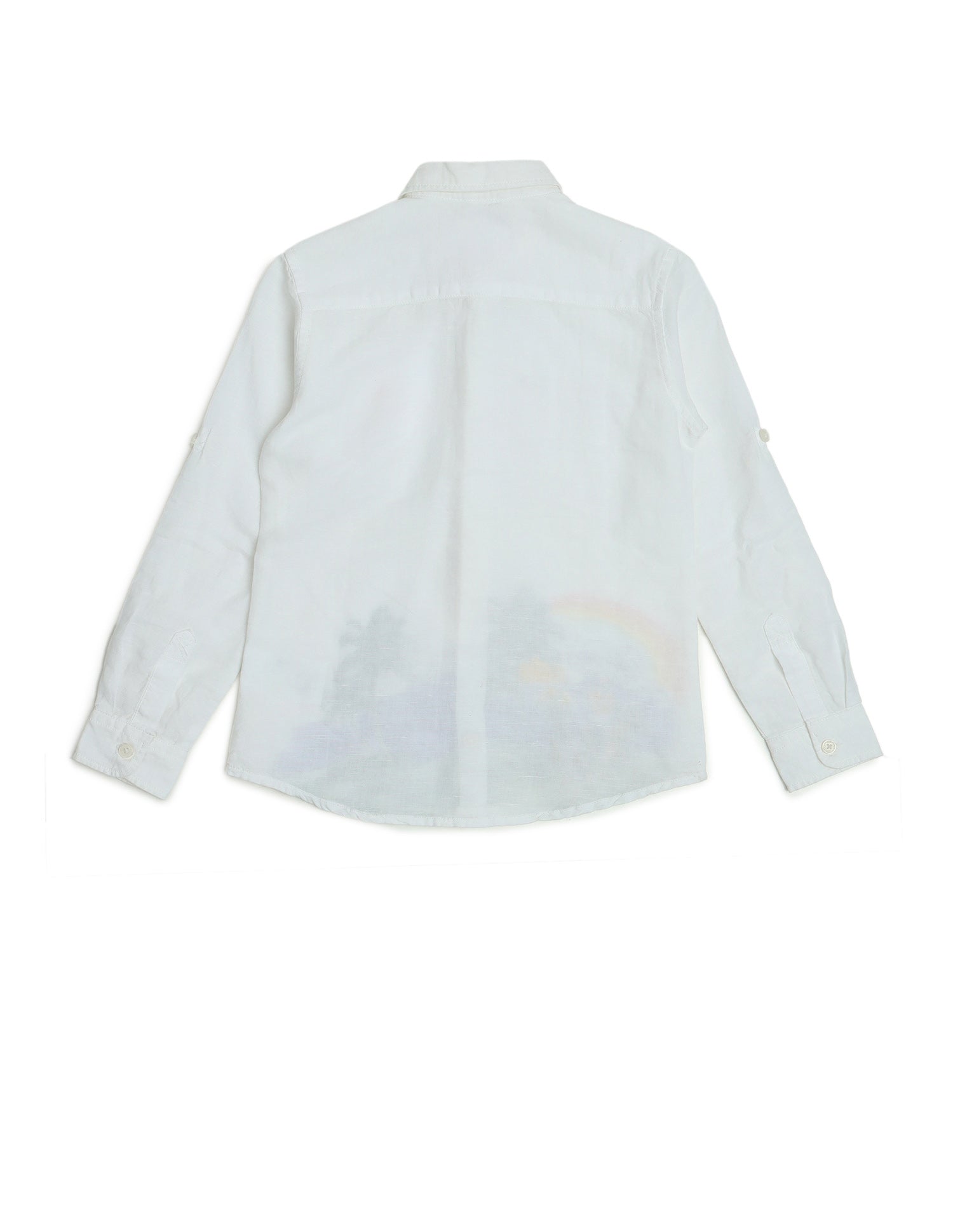 Boys Print Camp Shirt White - U.S. POLO ASSN. | Large