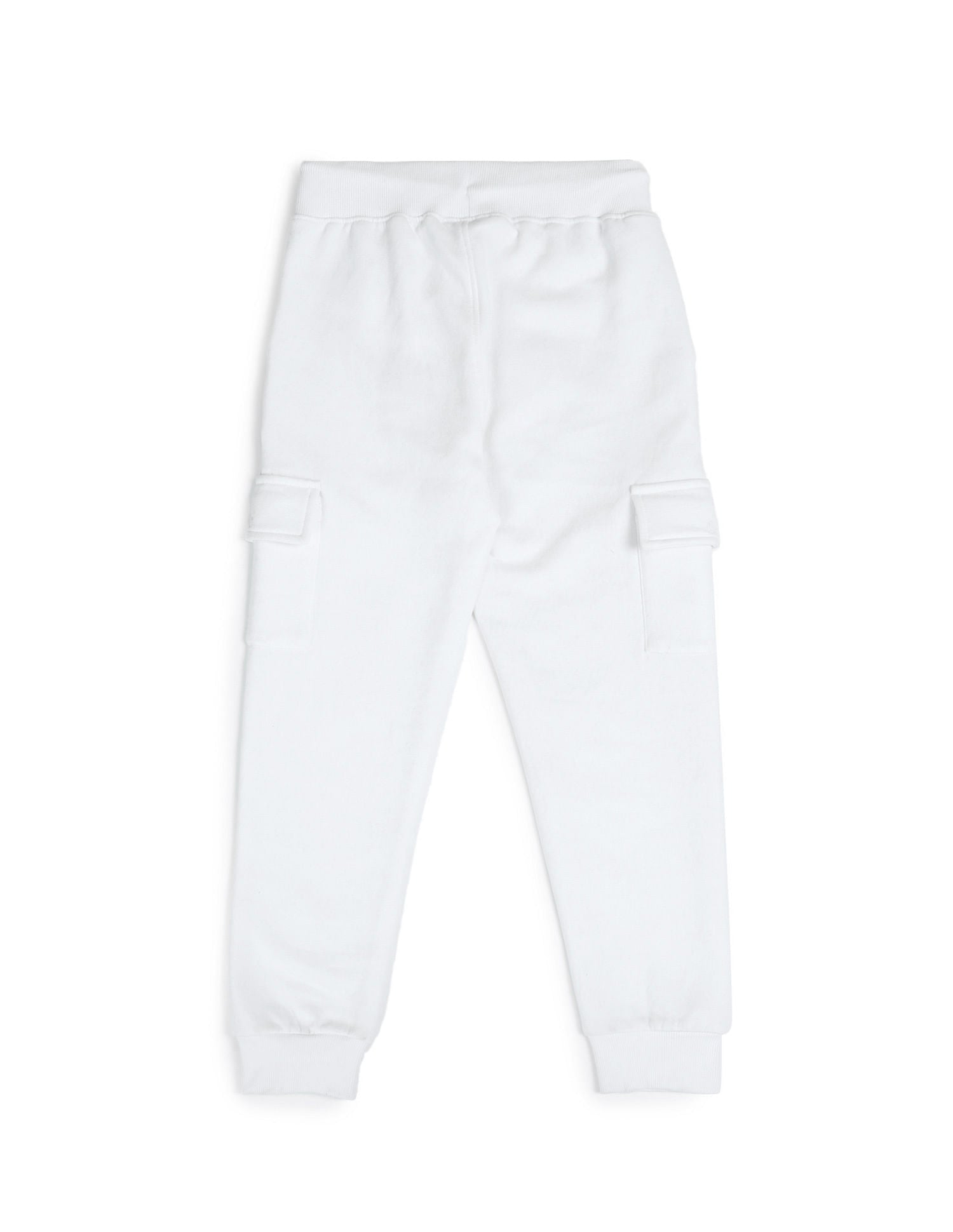 Regular Fit Solid Cargo Joggers White - U.S. POLO ASSN. | Large