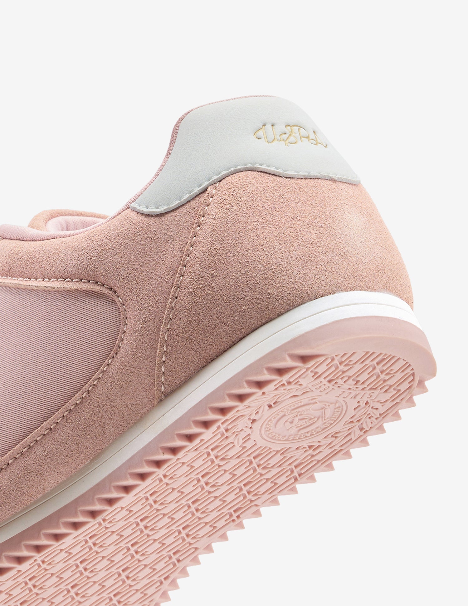 Ondine Lace-Ups Suede Sneakers Blush - U.S. Polo Assn. India | Large