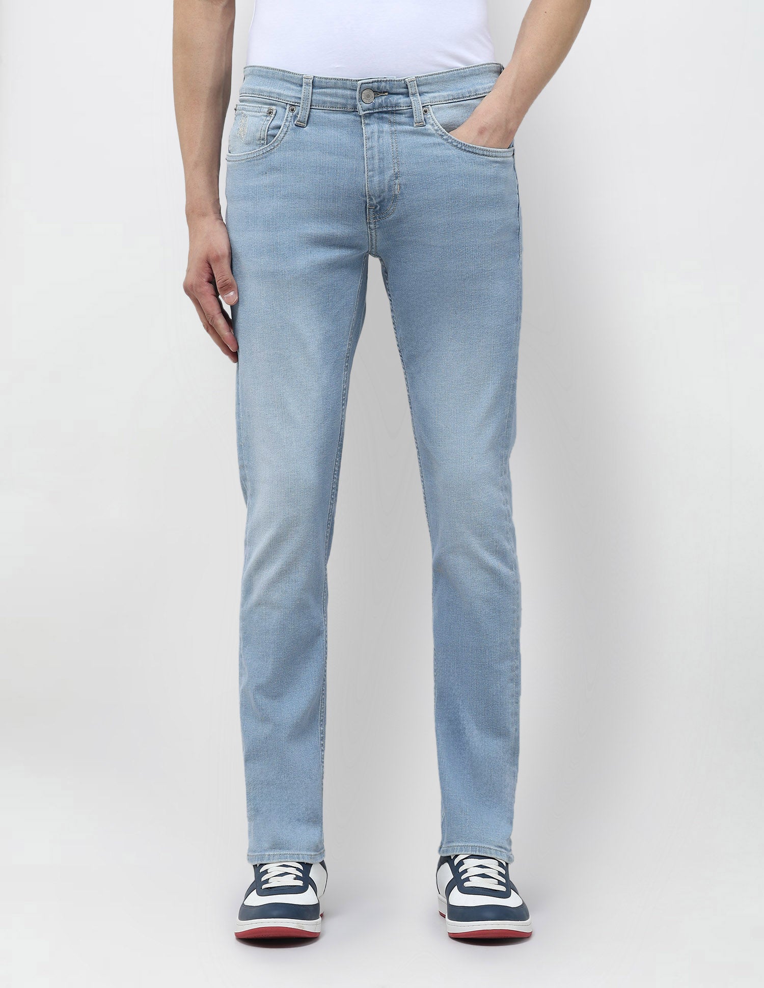 Regallo Skinny Fit Blue Jeans Light Blue - U.S. POLO ASSN. | Large