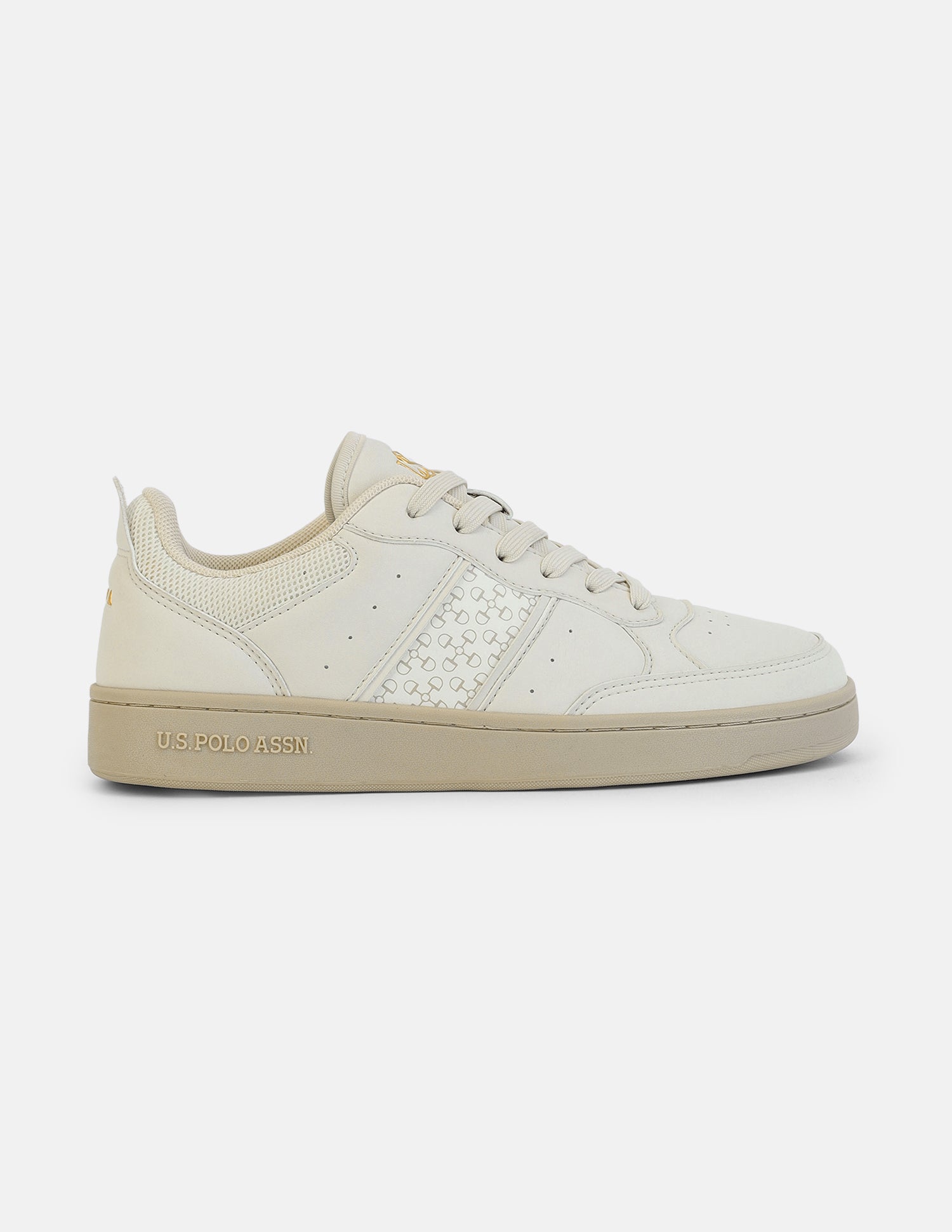 Oriana Lace-Ups Sneakers Beige - U.S. Polo Assn. India | Large