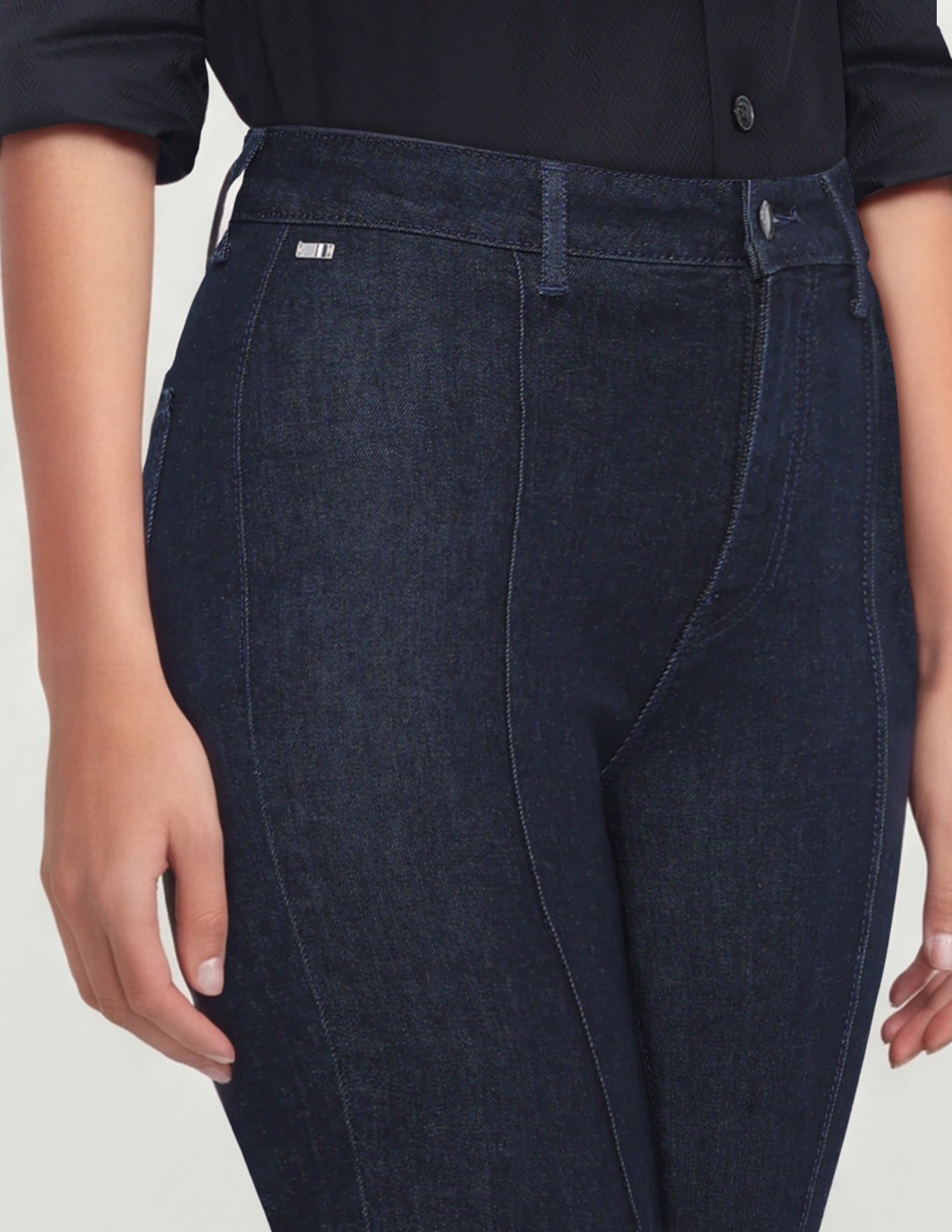 High Rise Flared Fit Jeans Blue - U.S. Polo Assn. India | Large